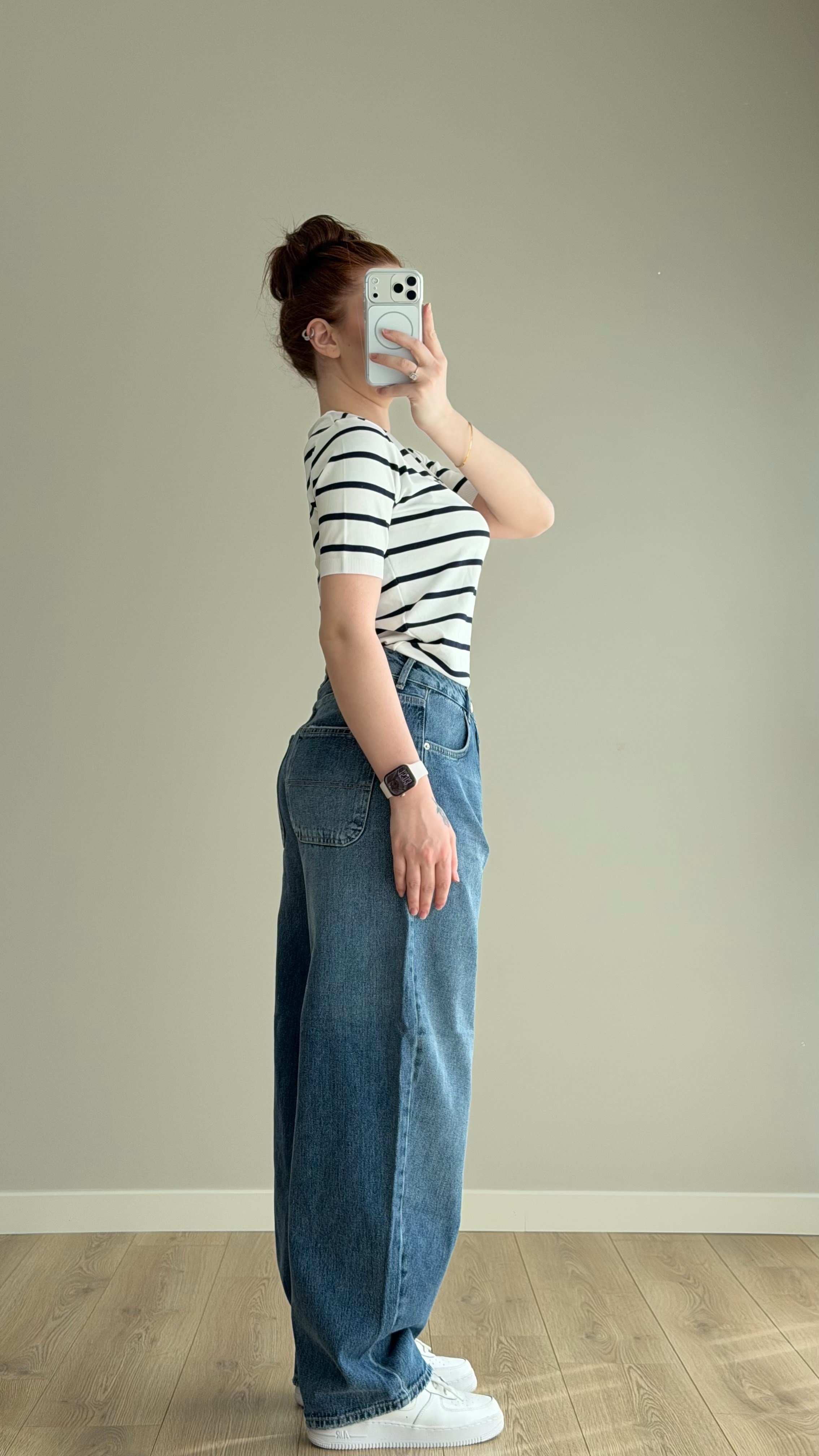 Orjinal Marka Baggy Fit Pantolon Mavi