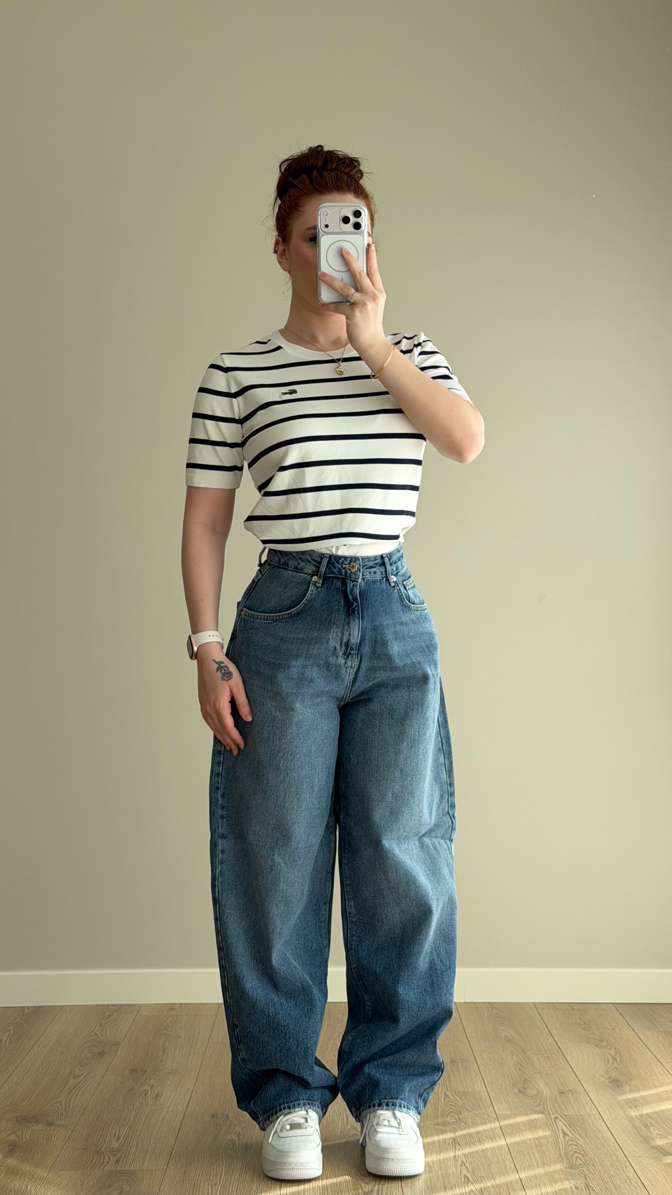 Orjinal Marka Baggy Fit Pantolon Mavi