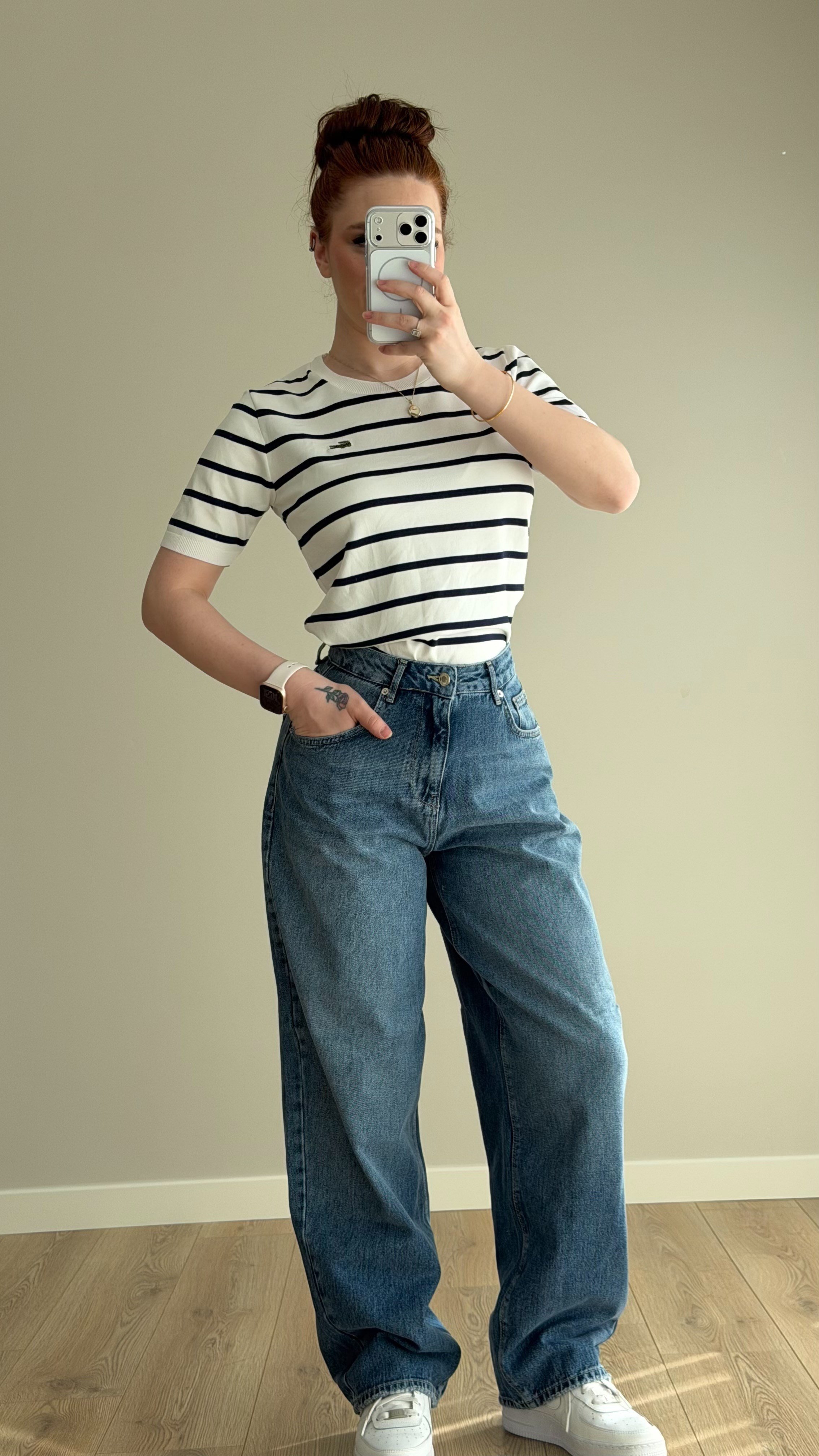 Orjinal Marka Baggy Fit Pantolon Mavi