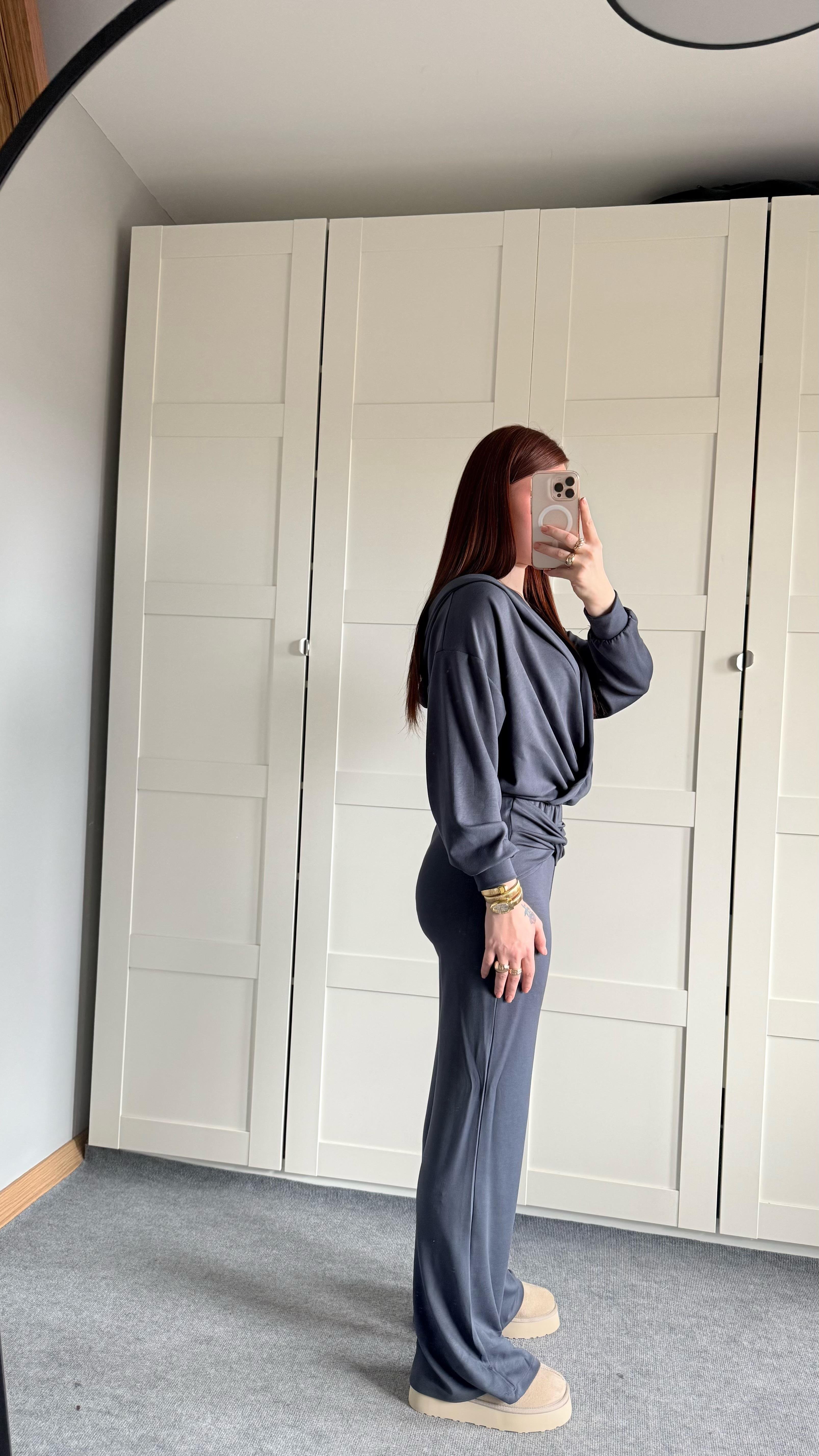 Oys. Kruvaze Modal Eşofman Takımı İndigo