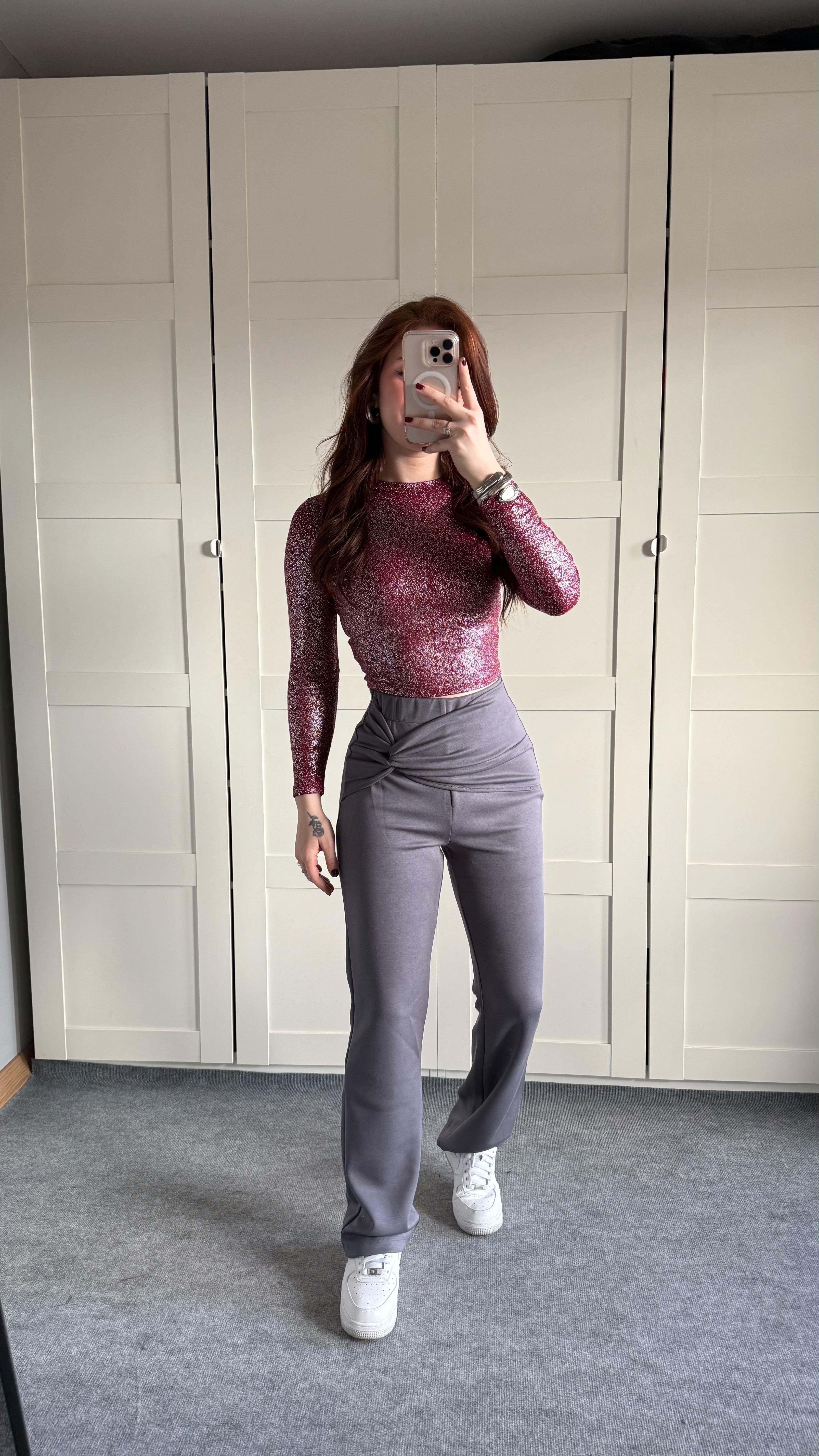 Oys. Düğüm Eşofman Gri