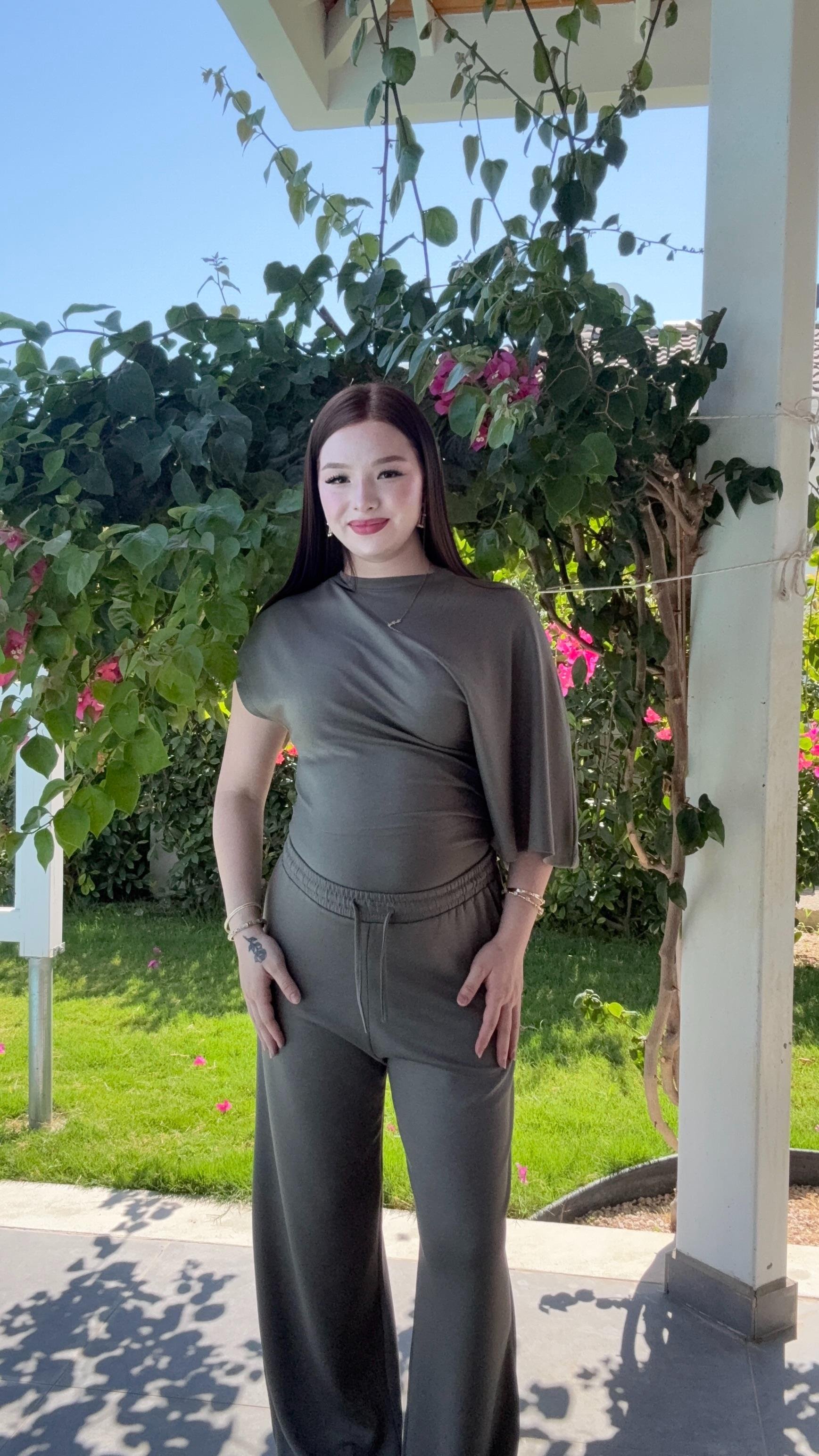 Oys. Modal Yarasa Kol Takım Haki Yeşil