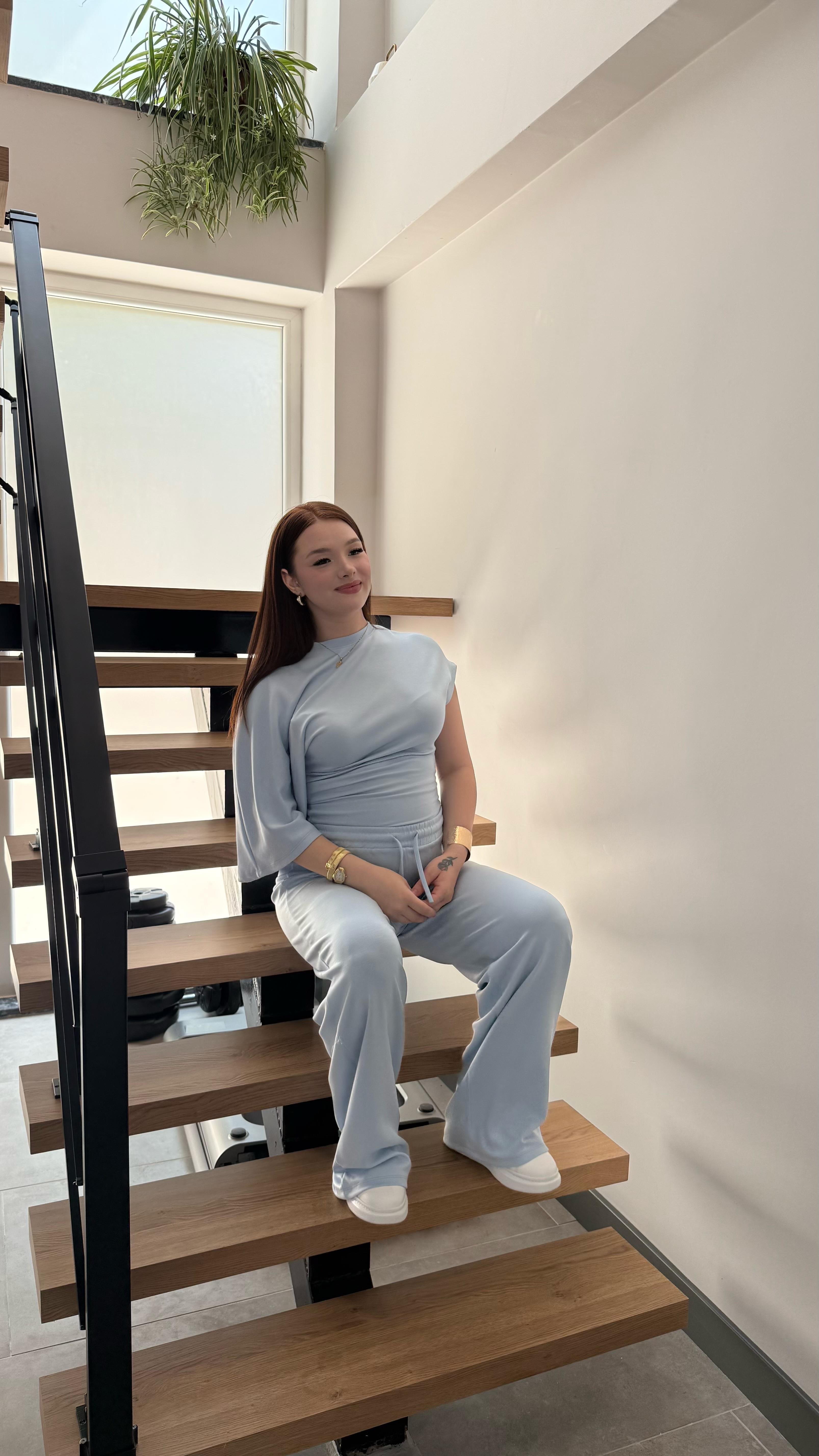 Oys. Modal Yarasa Kol Takım Mavi