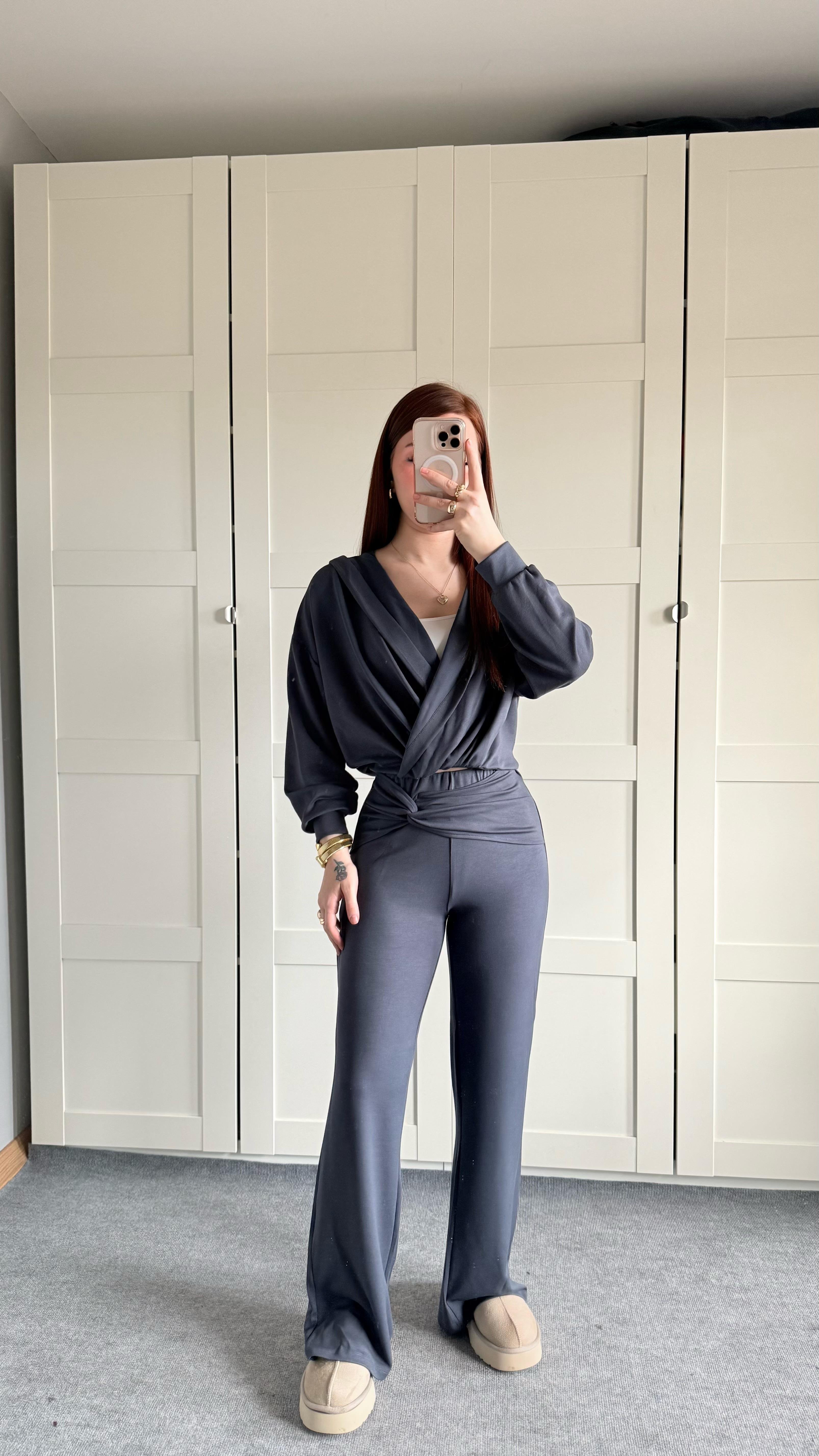 Oys. Kruvaze Modal Eşofman Takımı İndigo