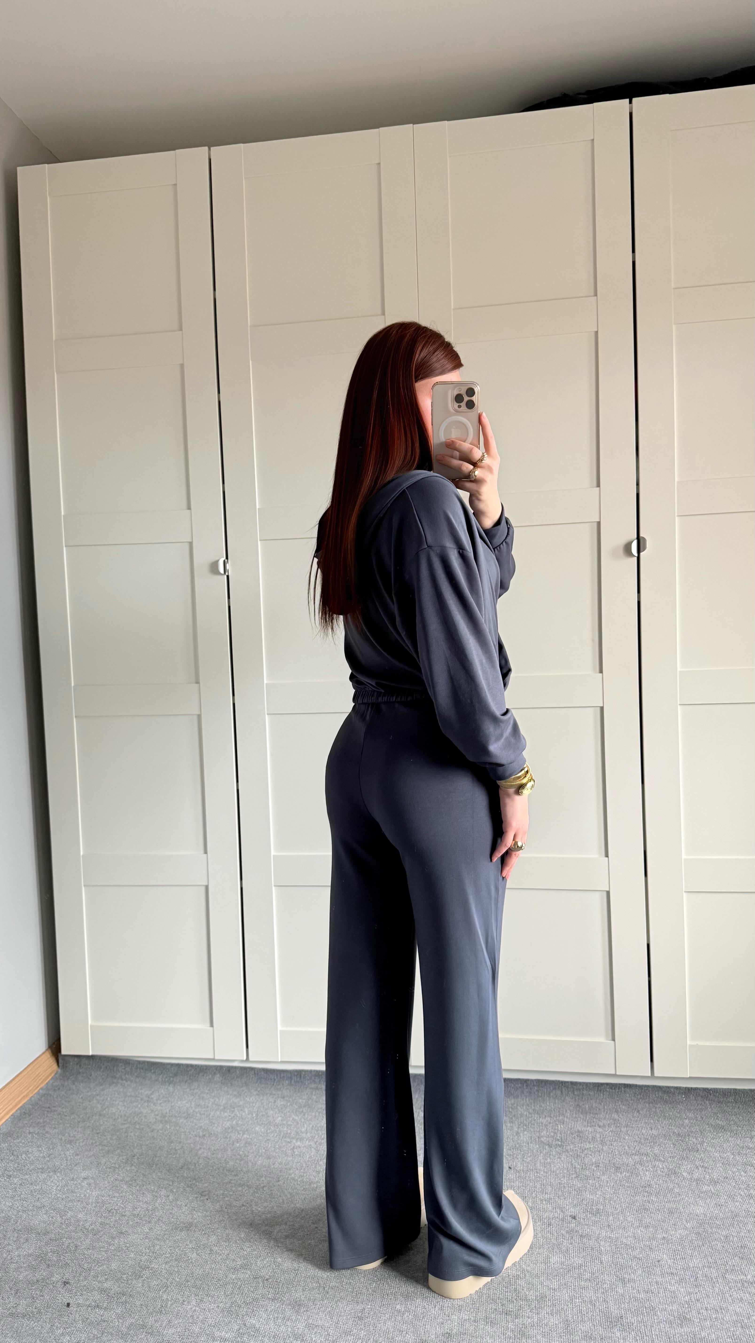 Oys. Kruvaze Modal Eşofman Takımı İndigo