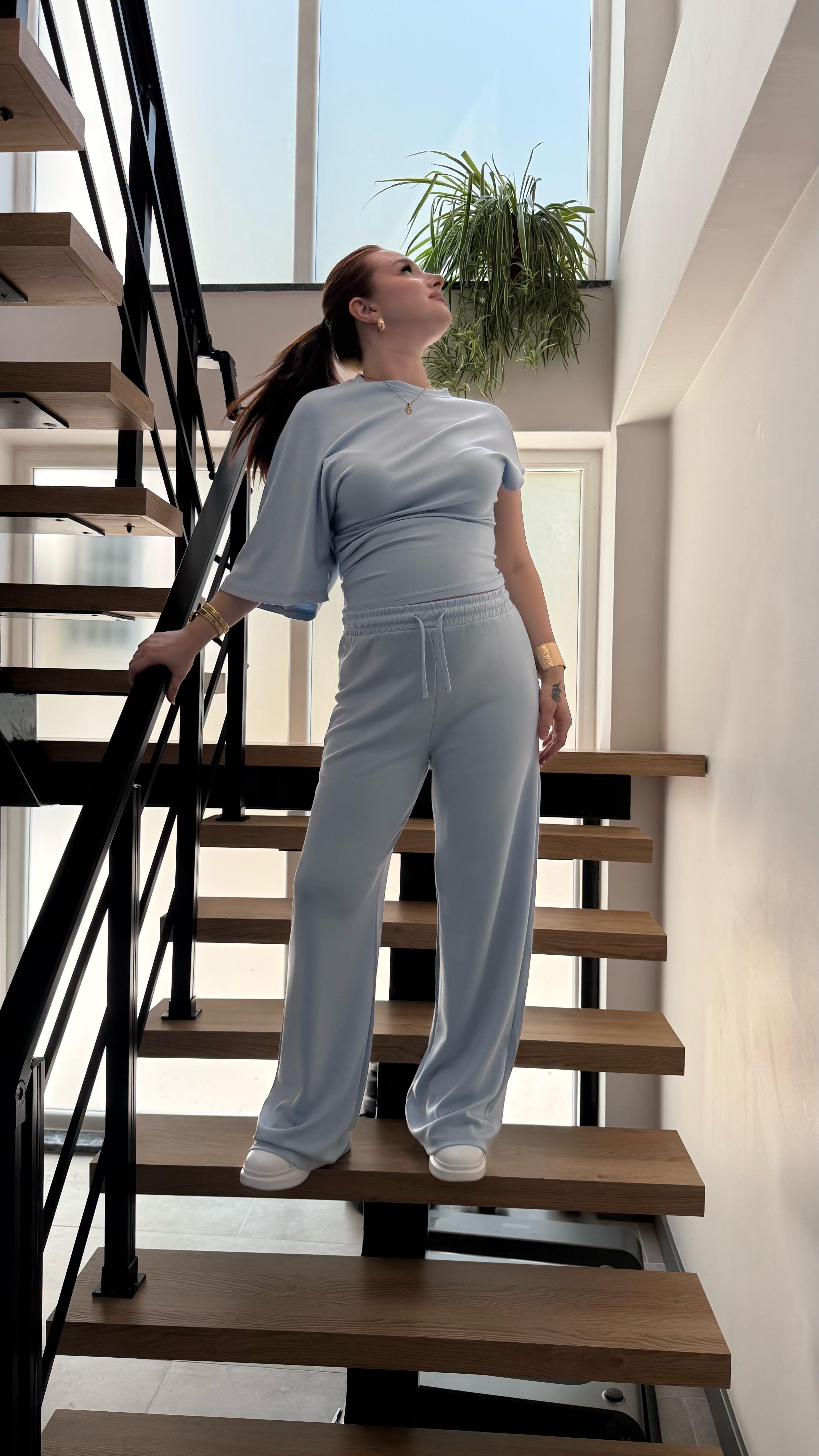 Oys. Modal Yarasa Kol Takım Mavi