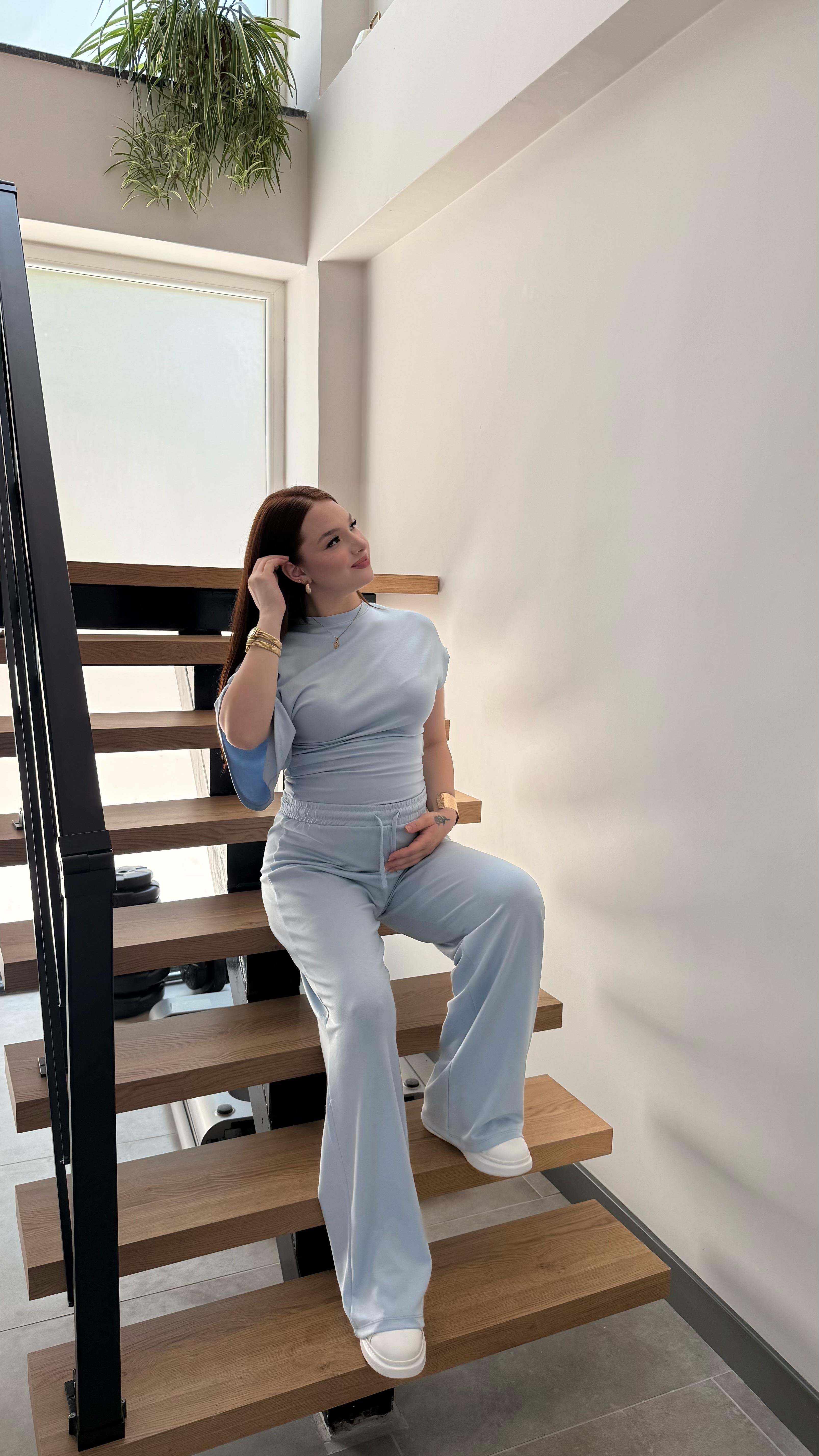 Oys. Modal Yarasa Kol Takım Mavi