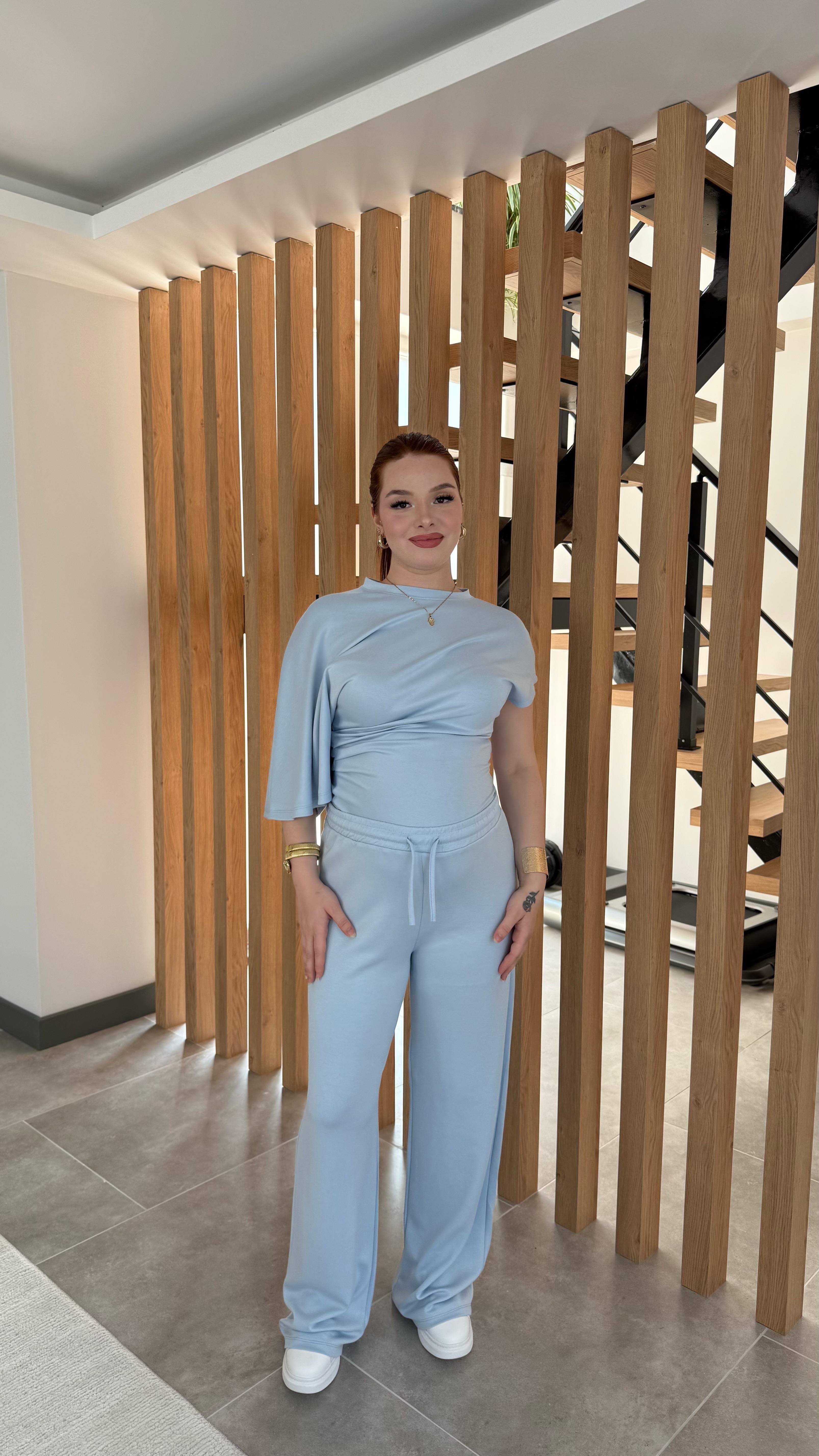 Oys. Modal Yarasa Kol Takım Mavi