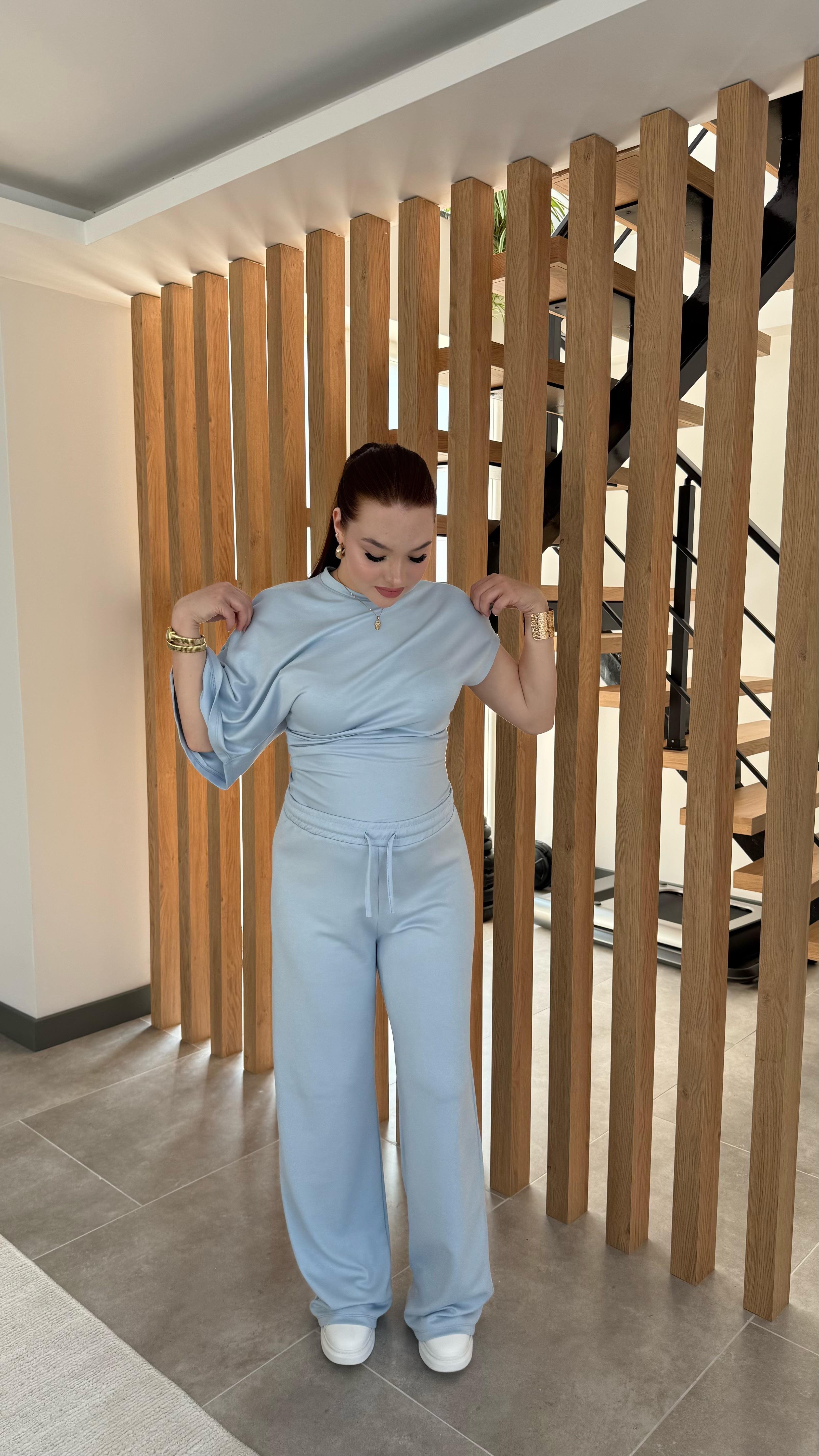 Oys. Modal Yarasa Kol Takım Mavi