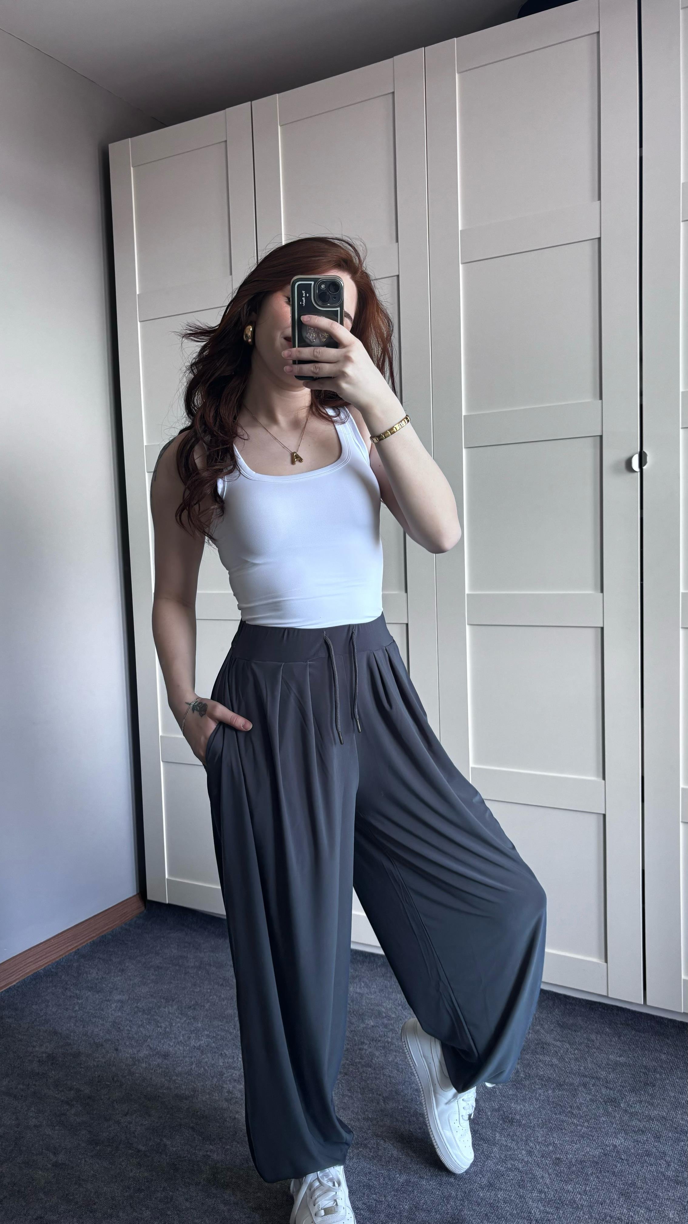 Oysho Modal Şalvar Füme