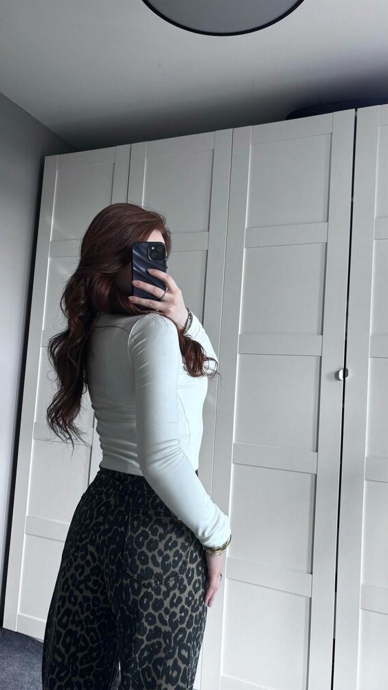 Pamuklu Crop Beyaz