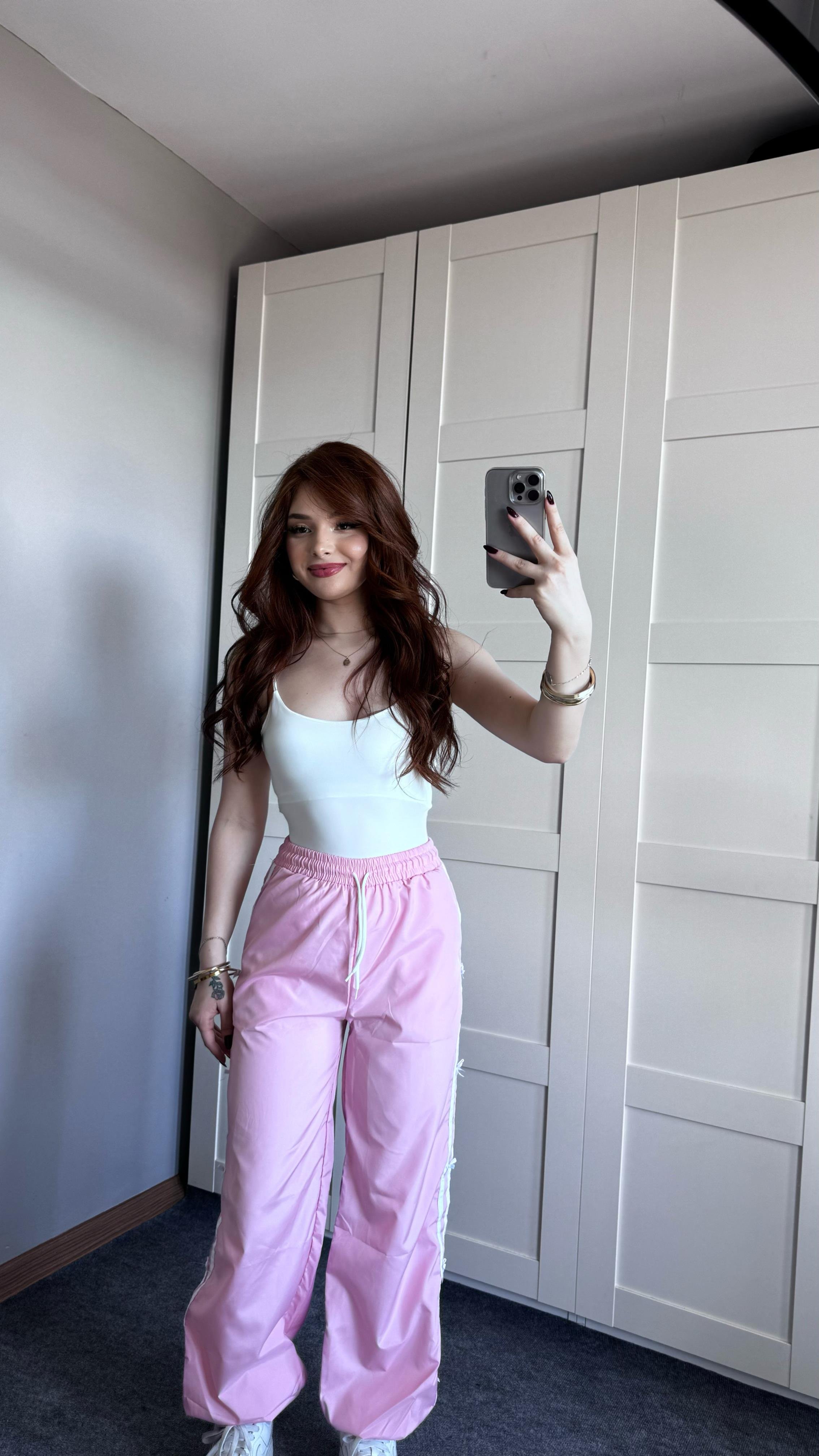 Paraşüt Fiyonk Pembe Eşofman