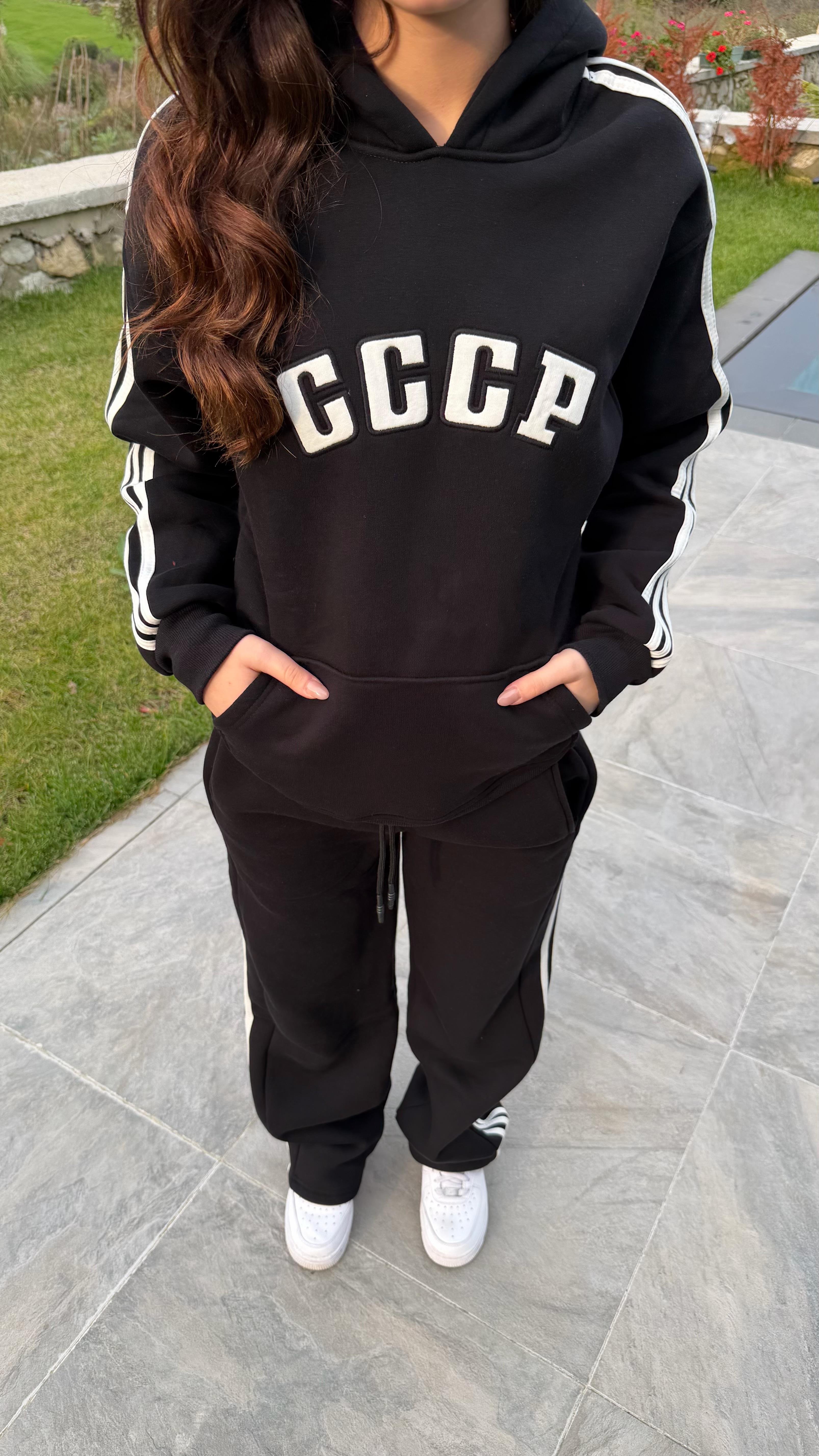 Peach Classic Eşofman Takımı Siyah 