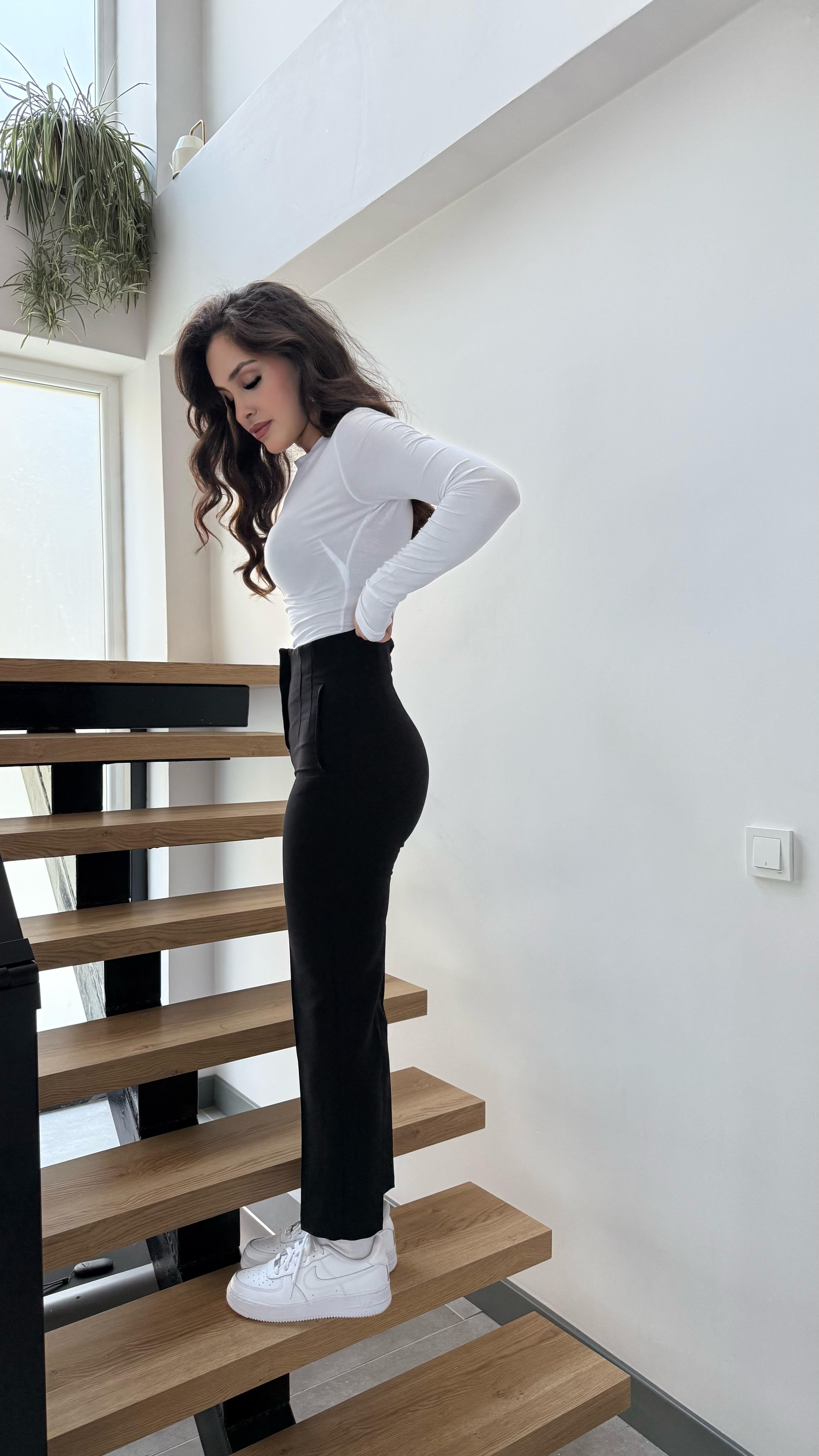 Pensli Kalem Pantolon Siyah