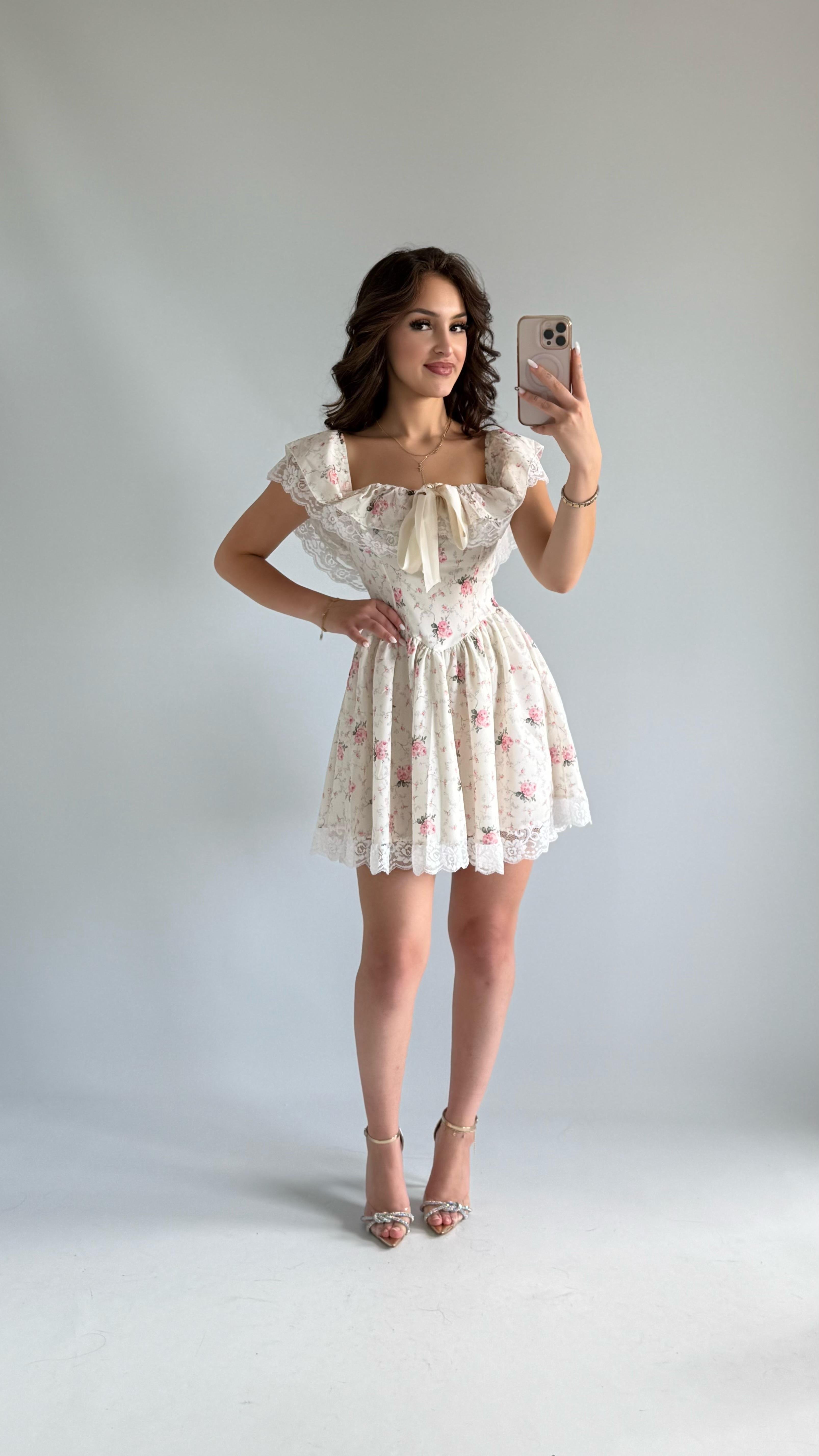 Periçella Mini Elbise 