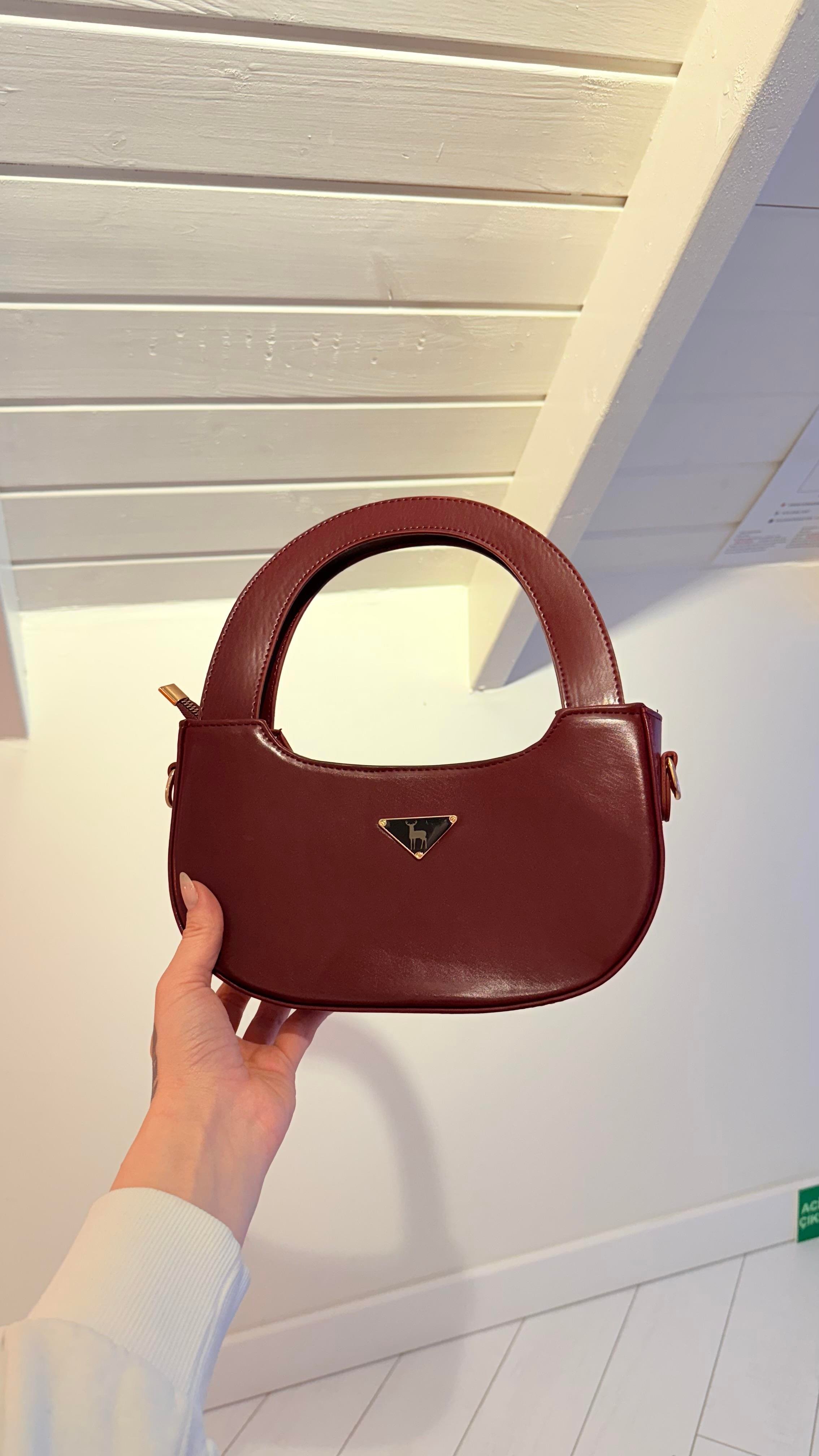 Prada Boss Çanta Bordo