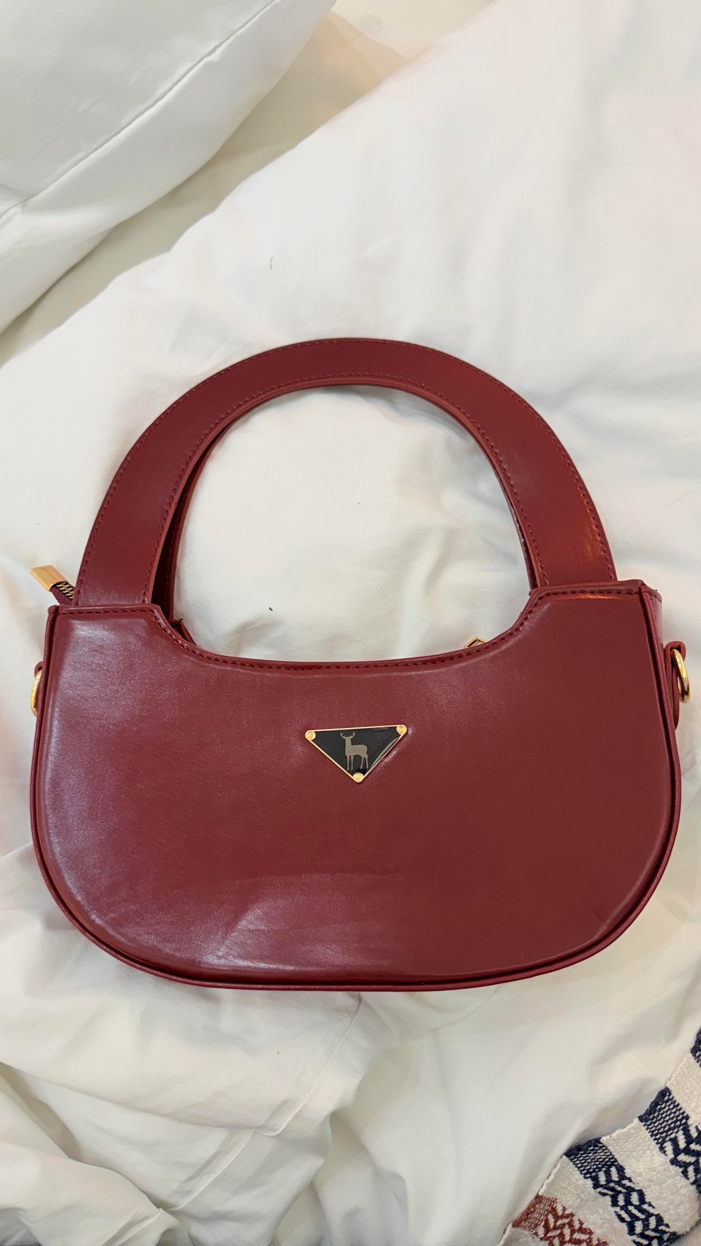 Prada Boss Çanta Bordo