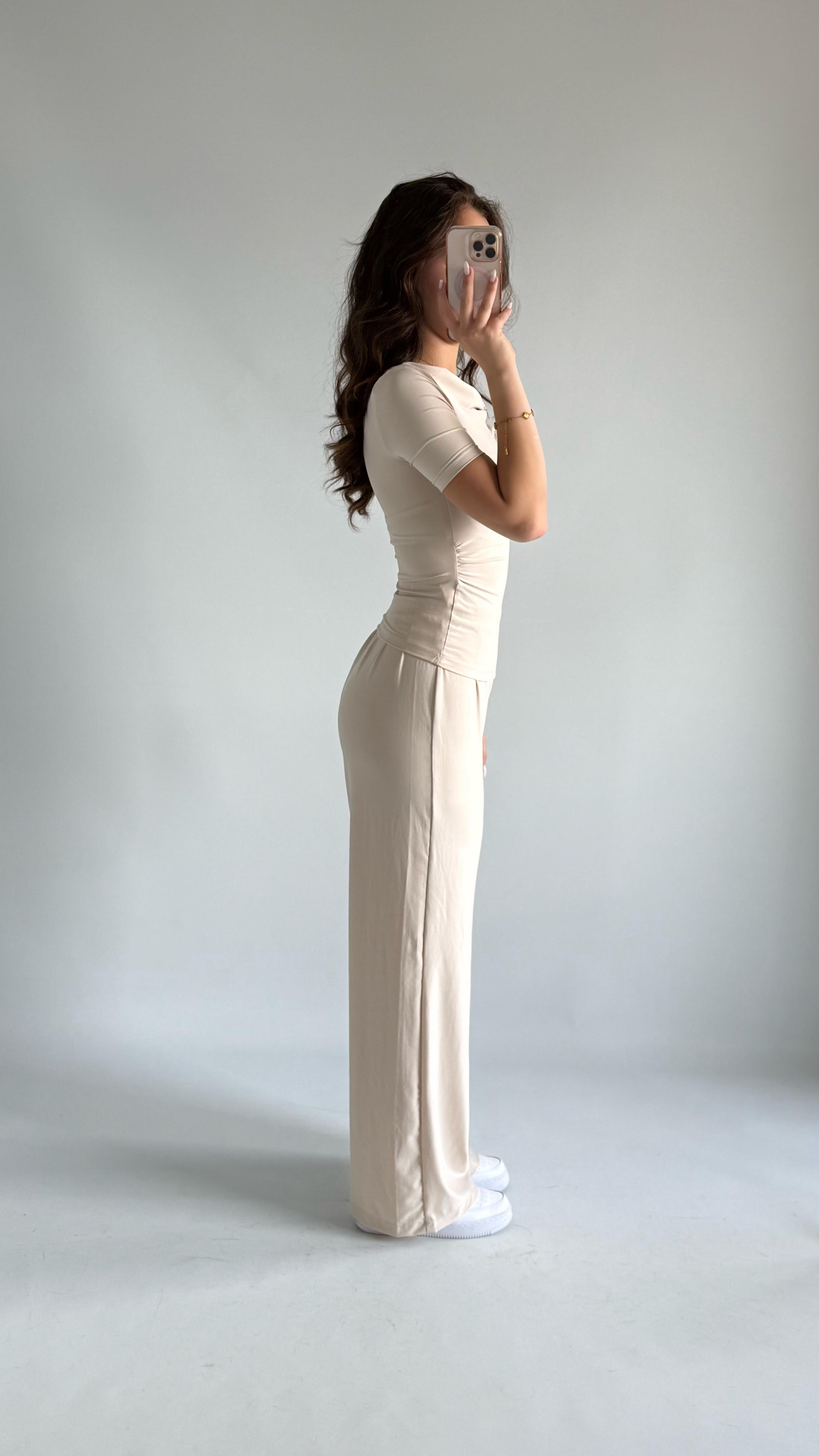 Premium Salaş Eşofman bej