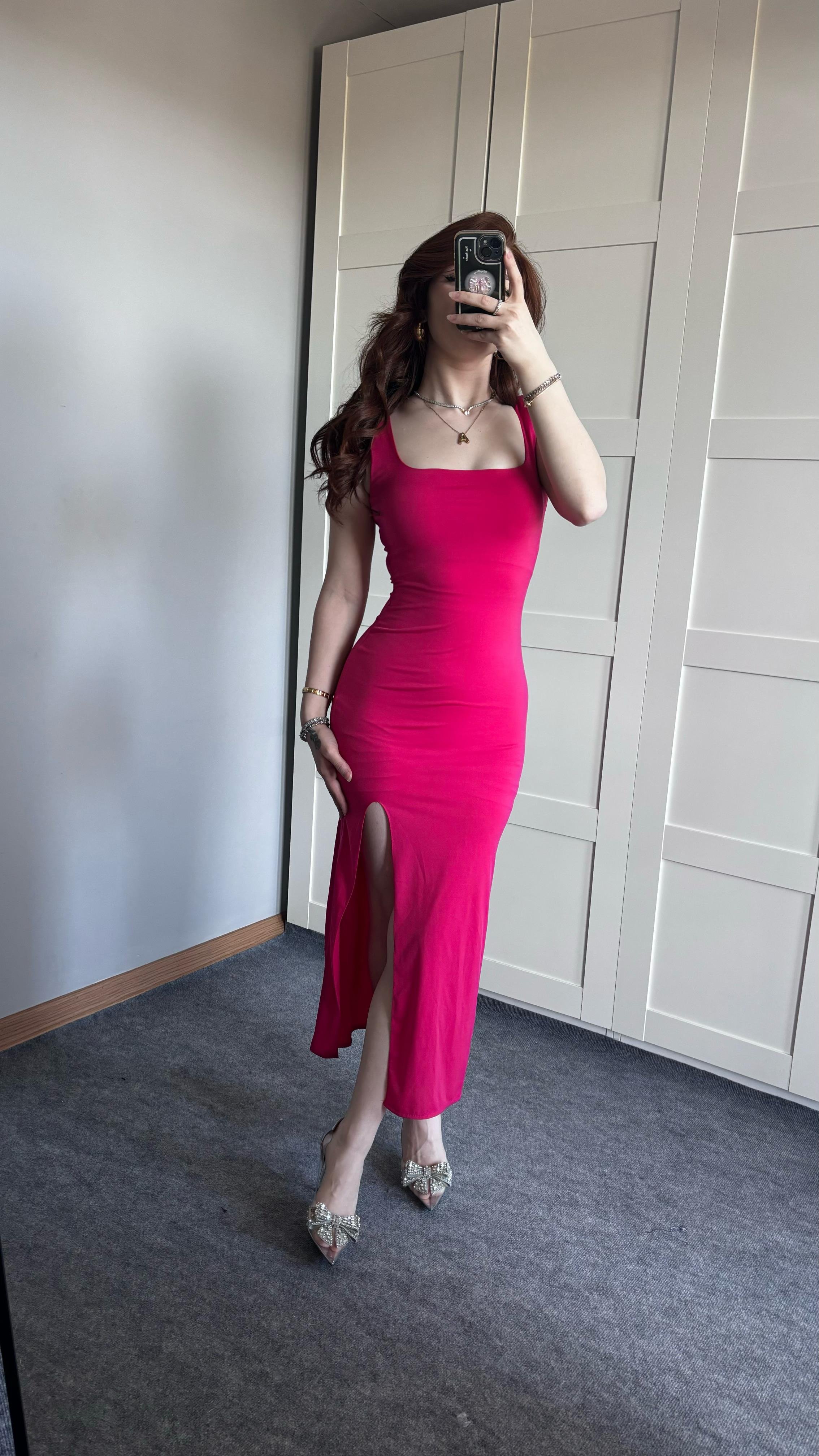 Quen Pembe Elbise