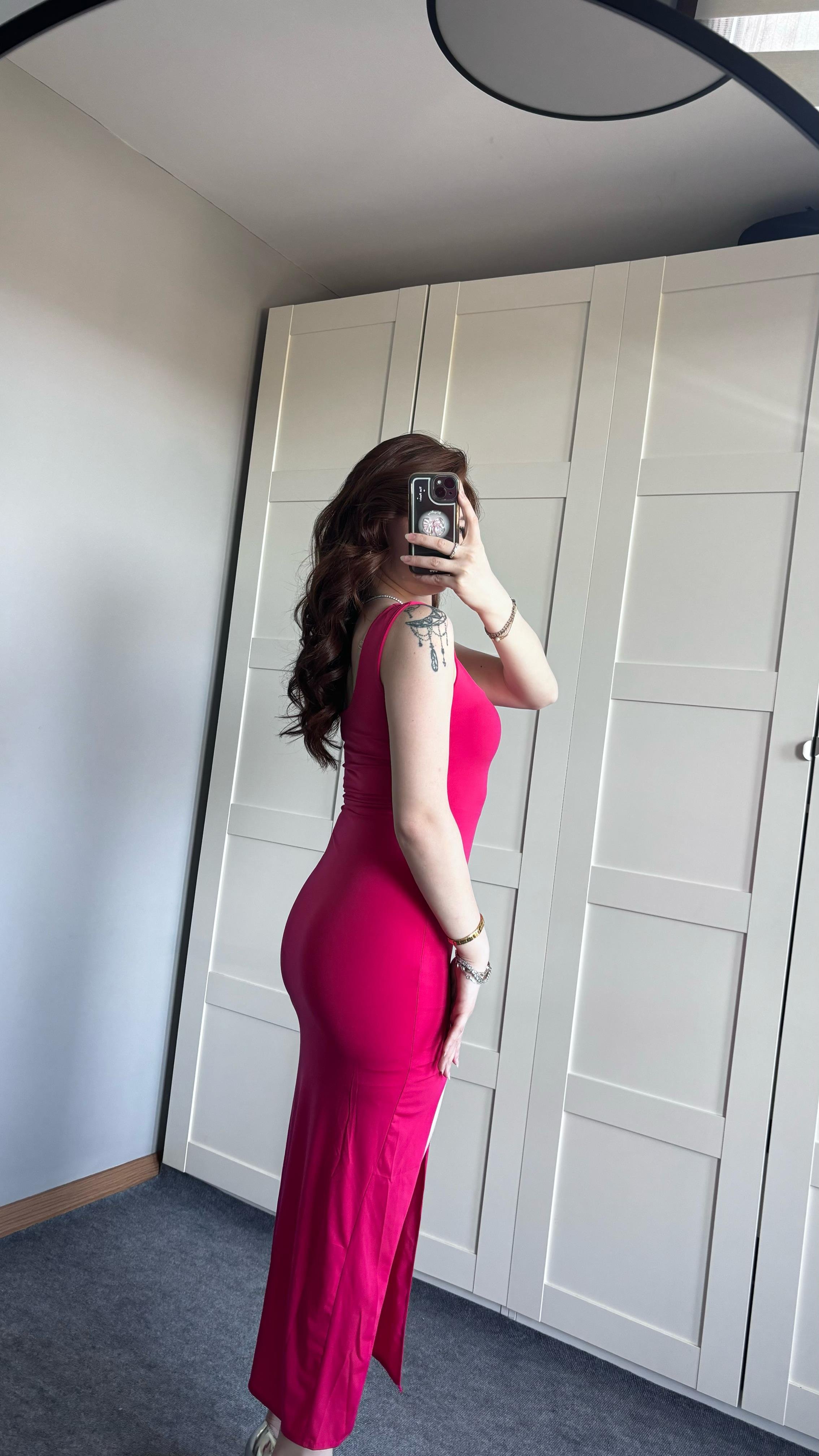 Quen Pembe Elbise