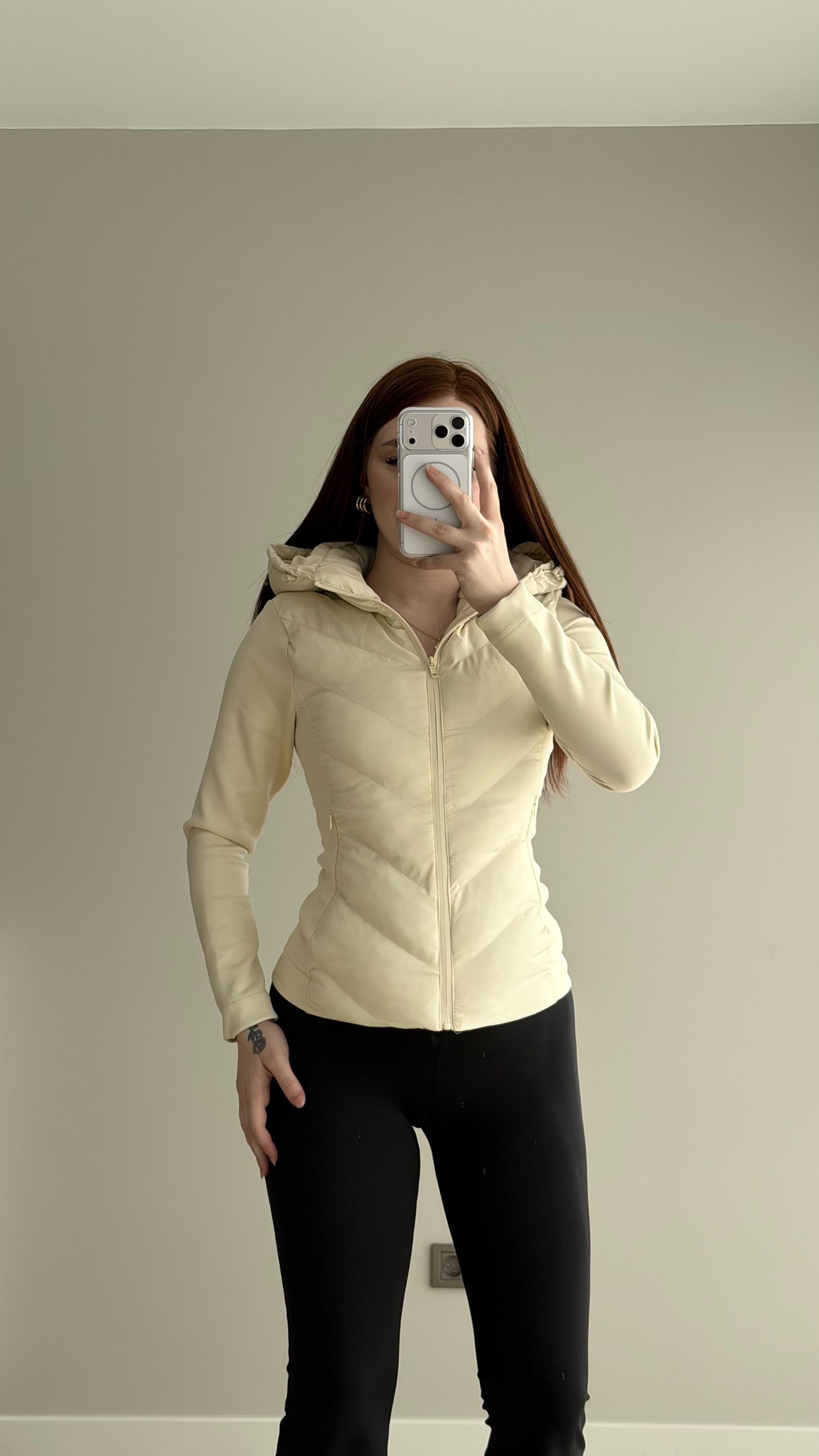 Range Mom Şişme Mont Ekru