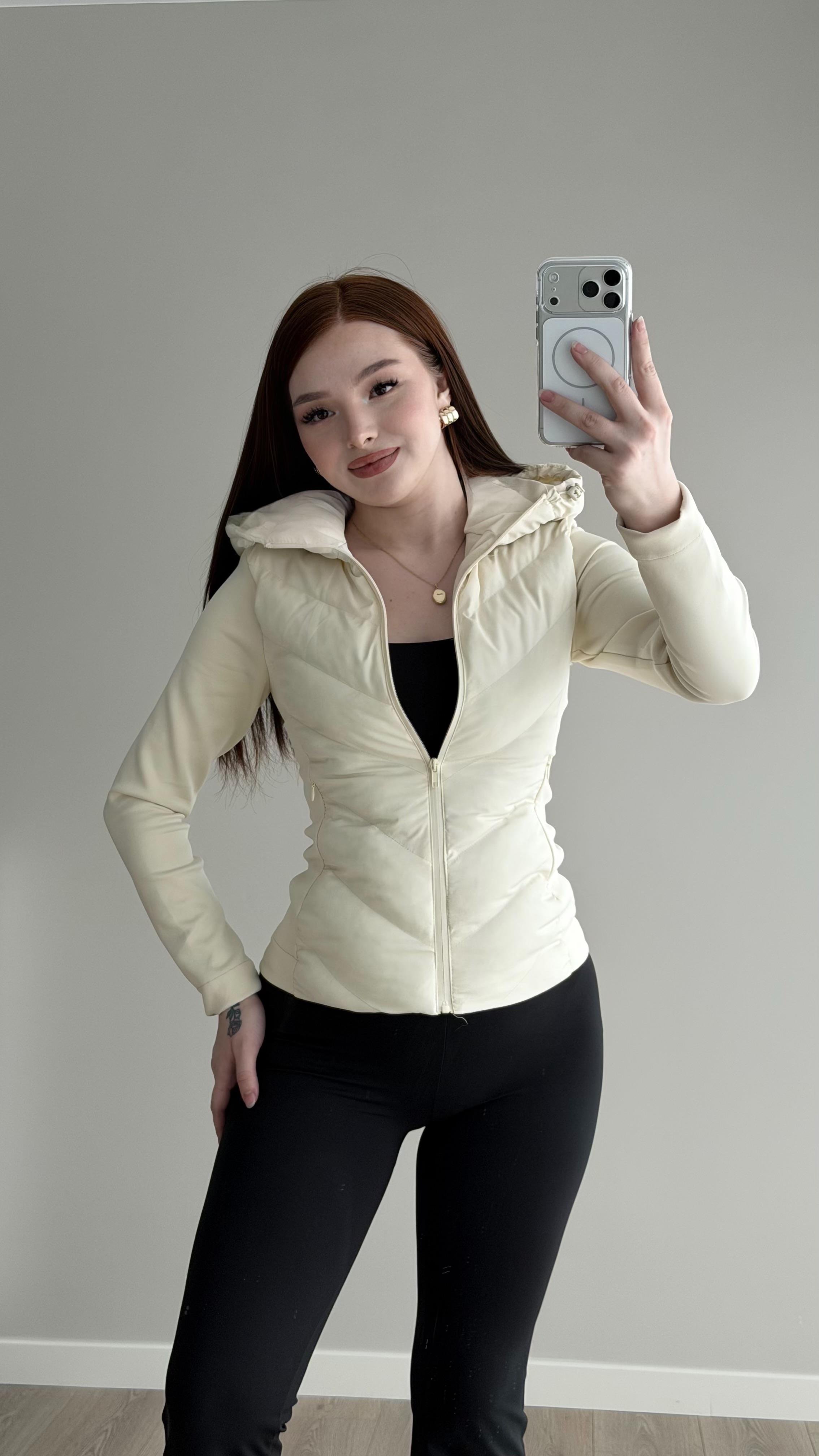 Range Mom Şişme Mont Ekru