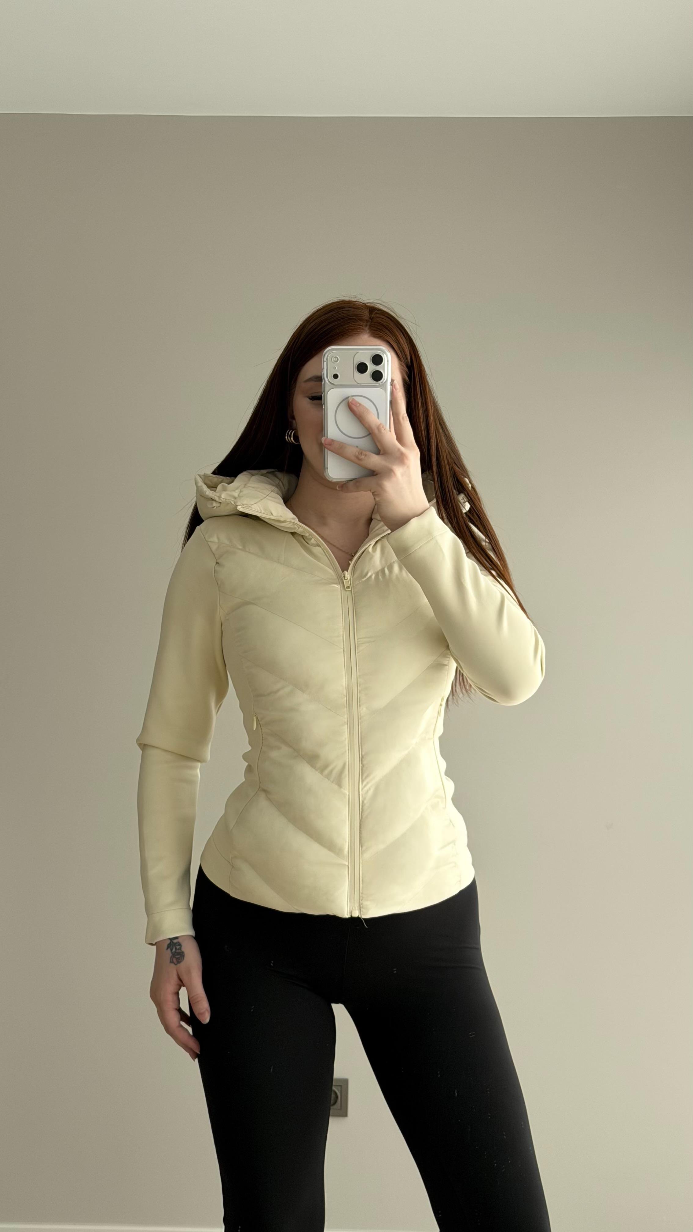 Range Mom Şişme Mont Ekru