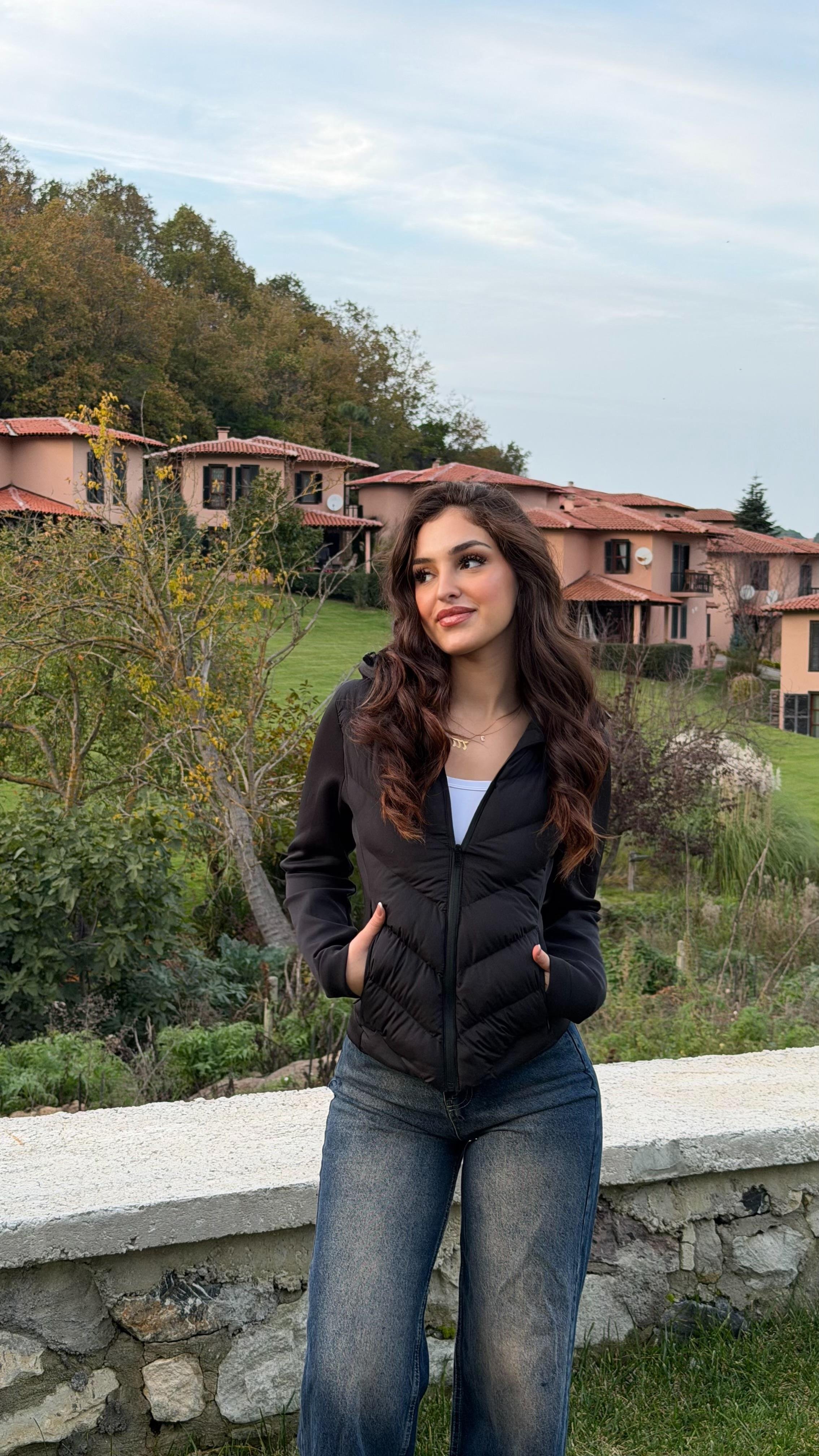 Range Mom Şişme Mont Siyah