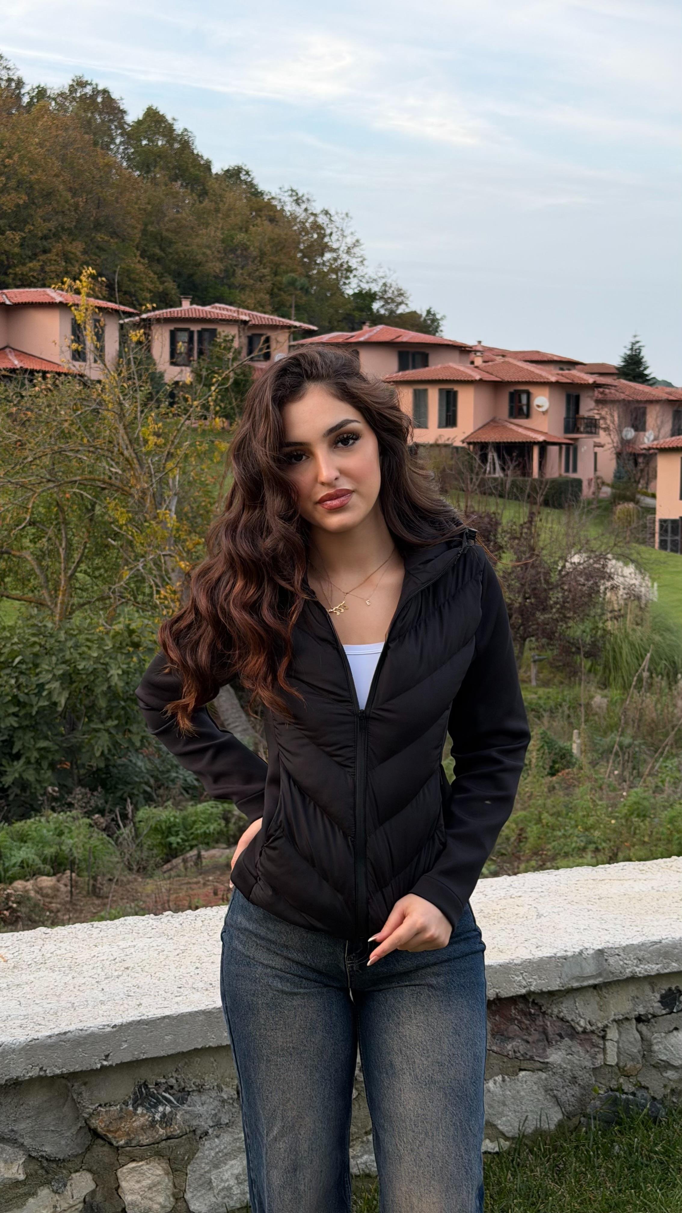 Range Mom Şişme Mont Siyah