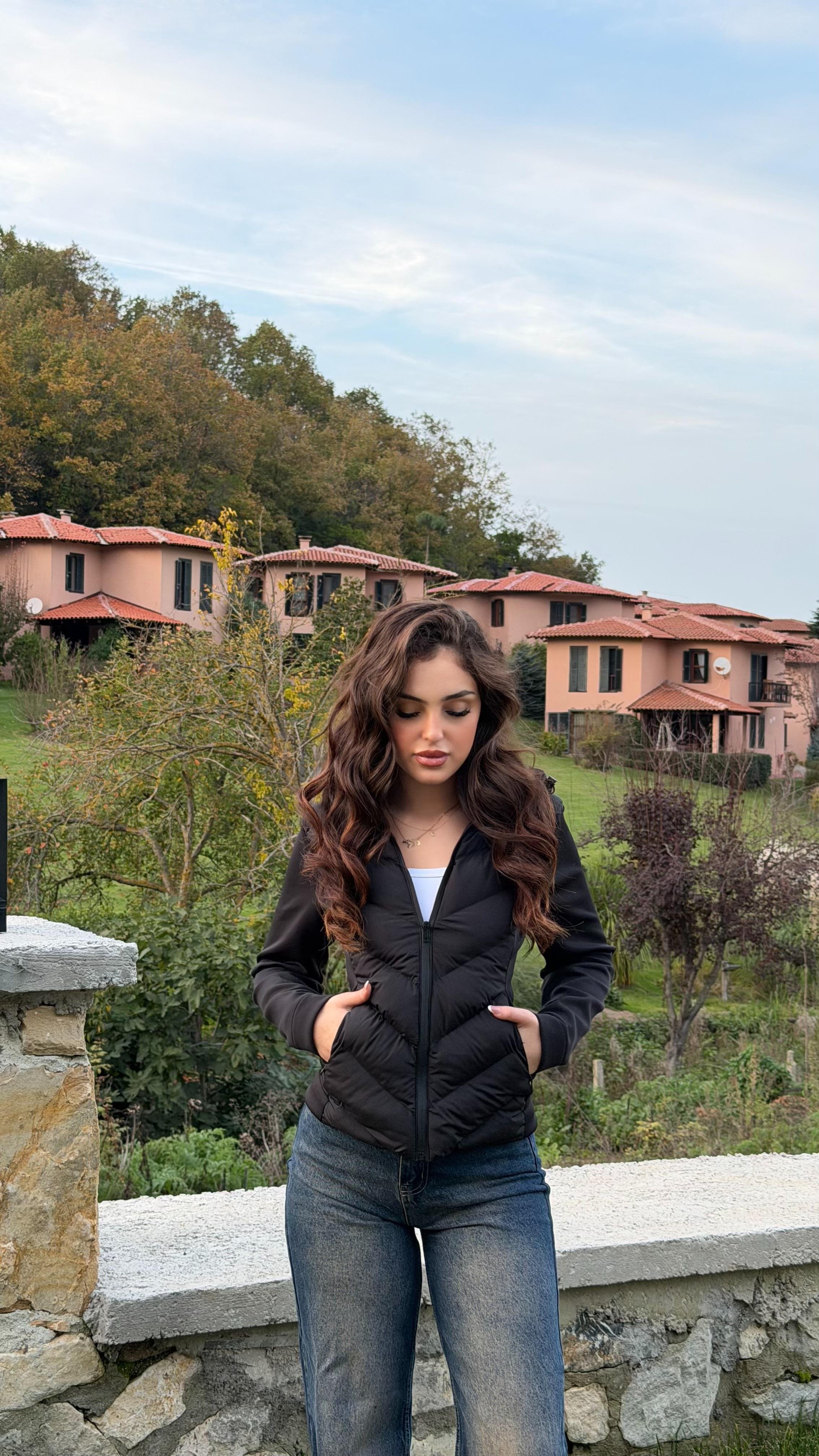 Range Mom Şişme Mont Siyah