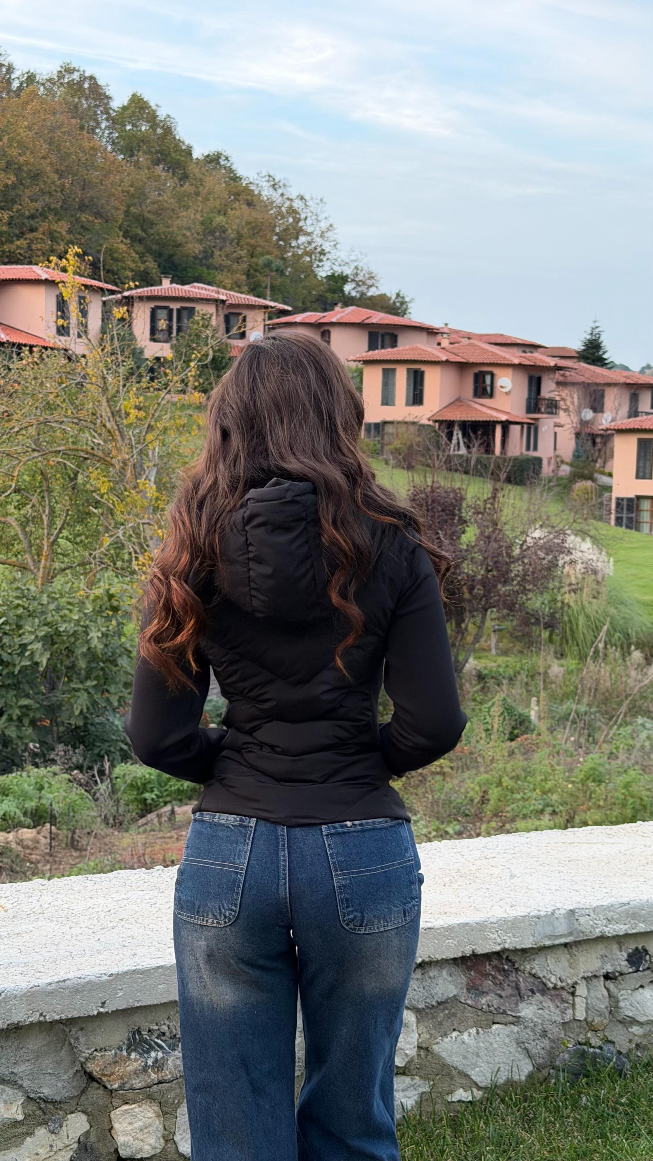 Range Mom Şişme Mont Siyah