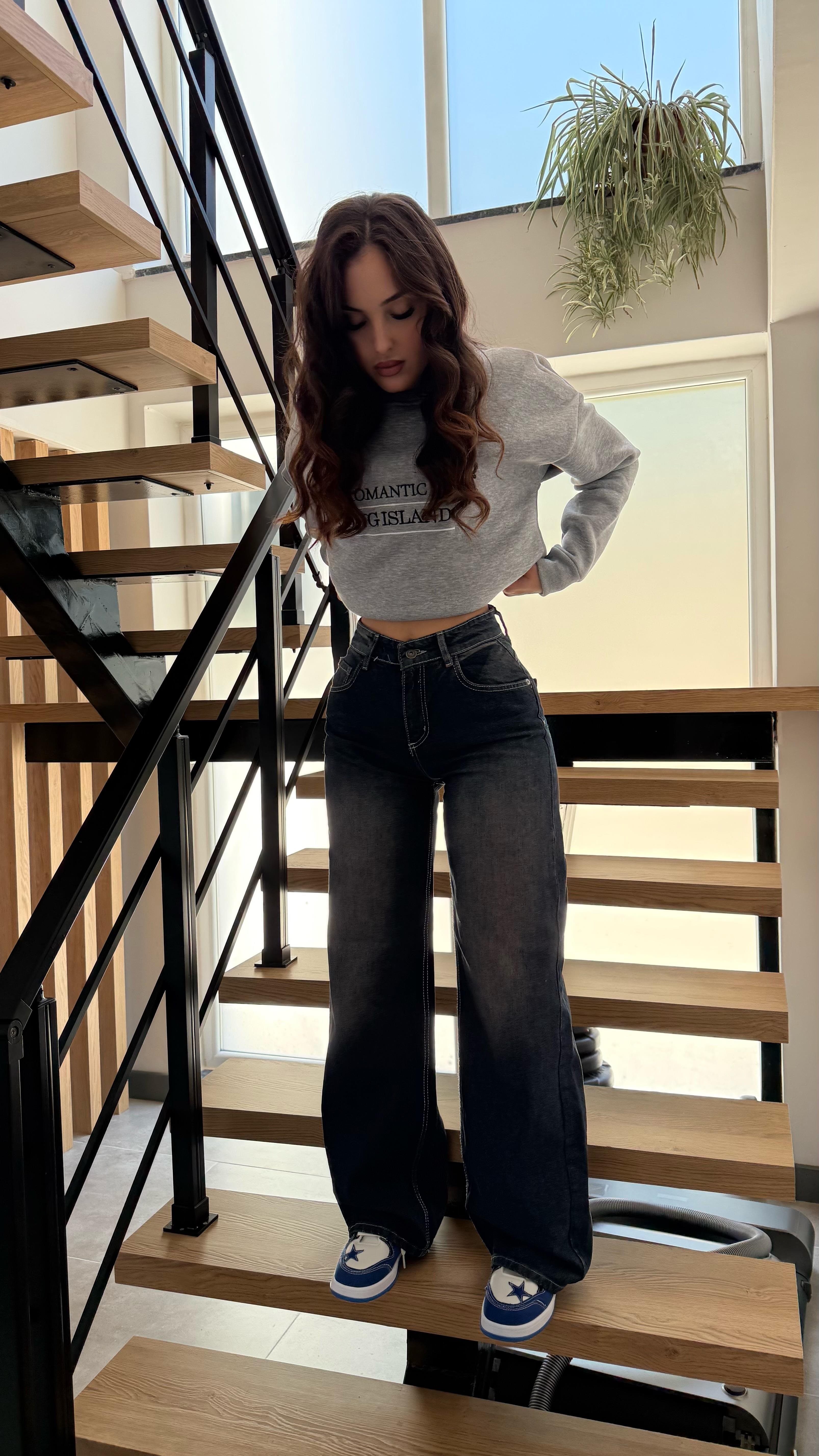 Retro Jeans Lacivert