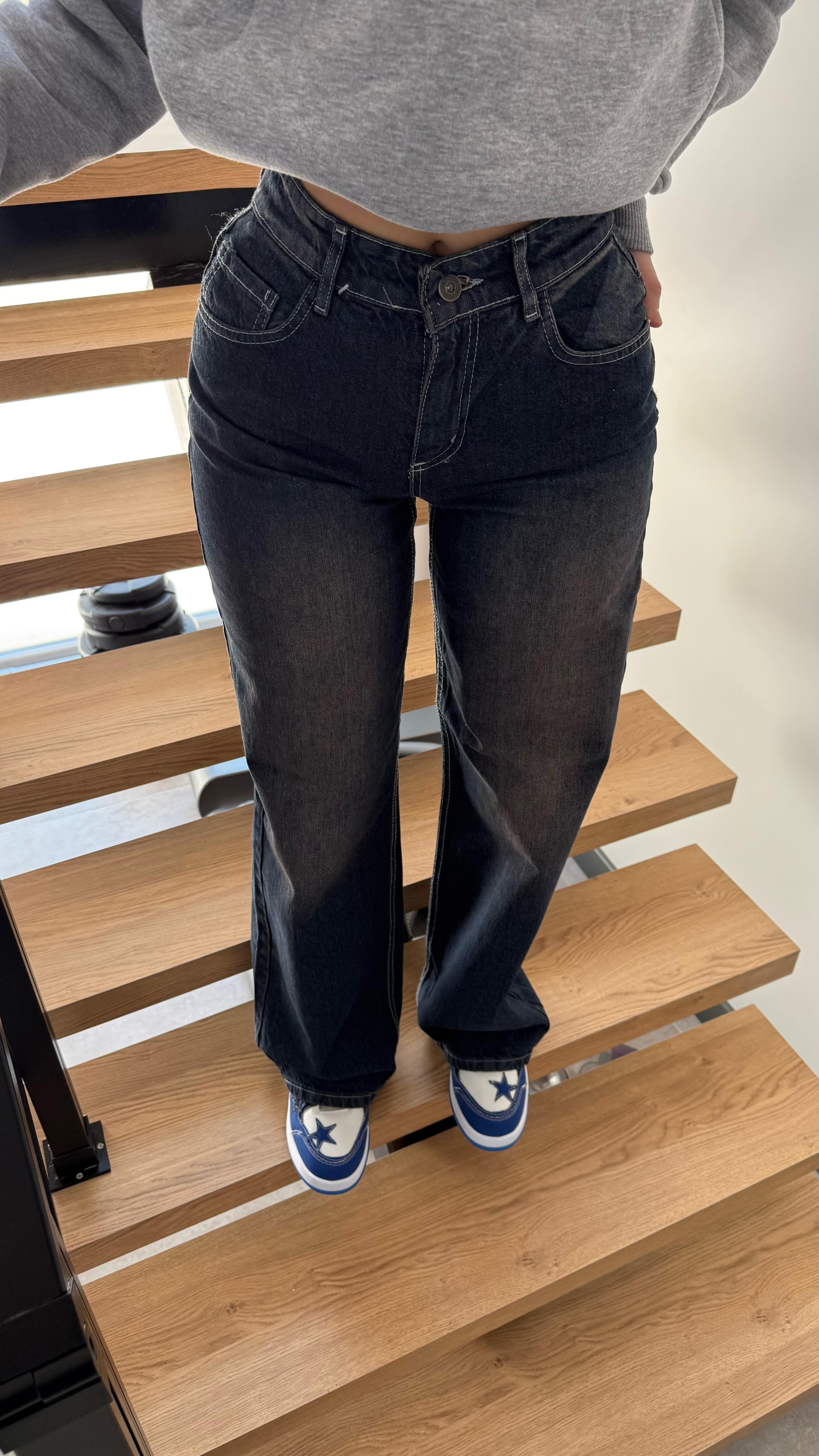 Retro Jeans Lacivert