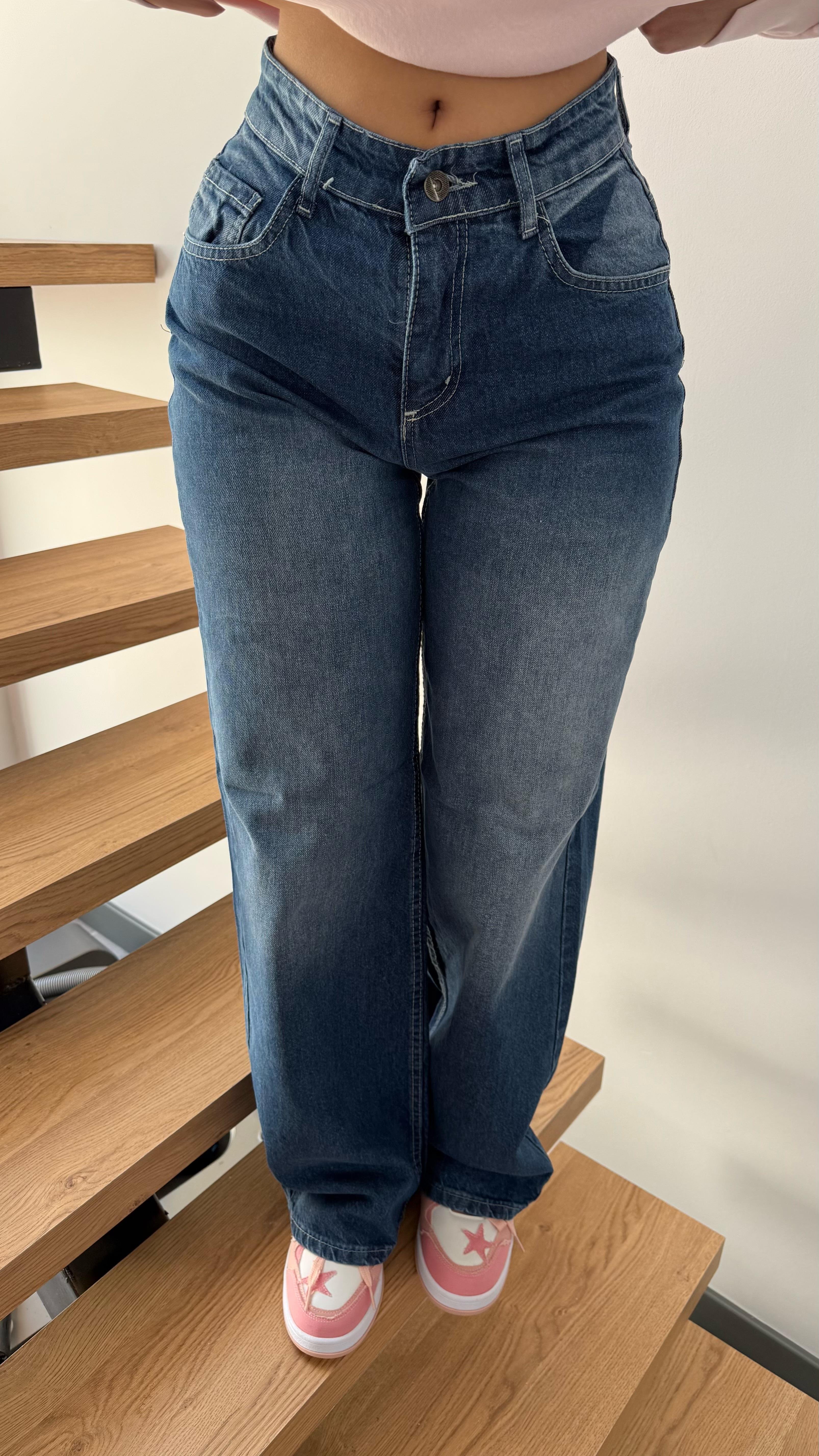 Retro Jeans Mavi