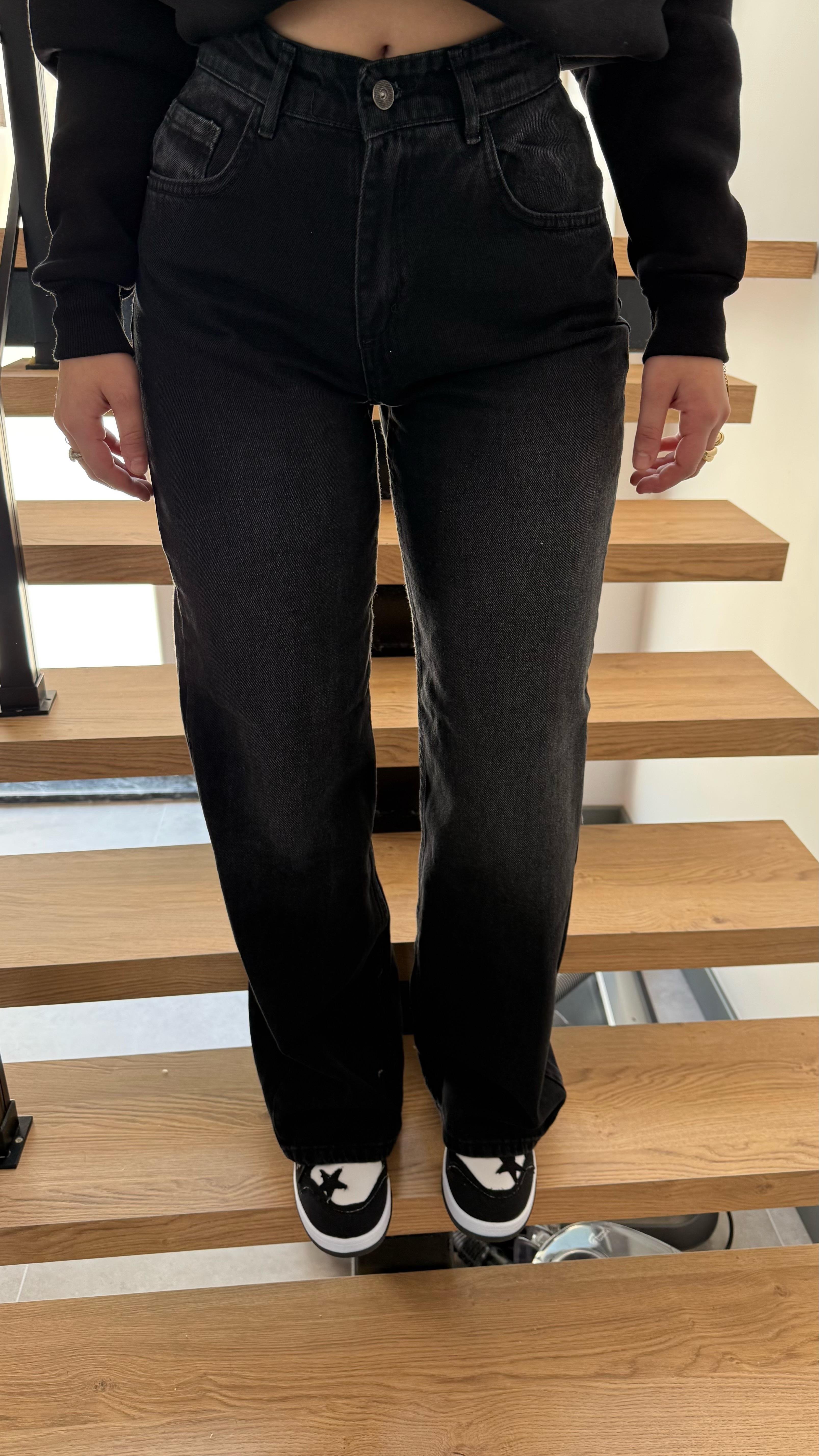 Retro Jeans Siyah