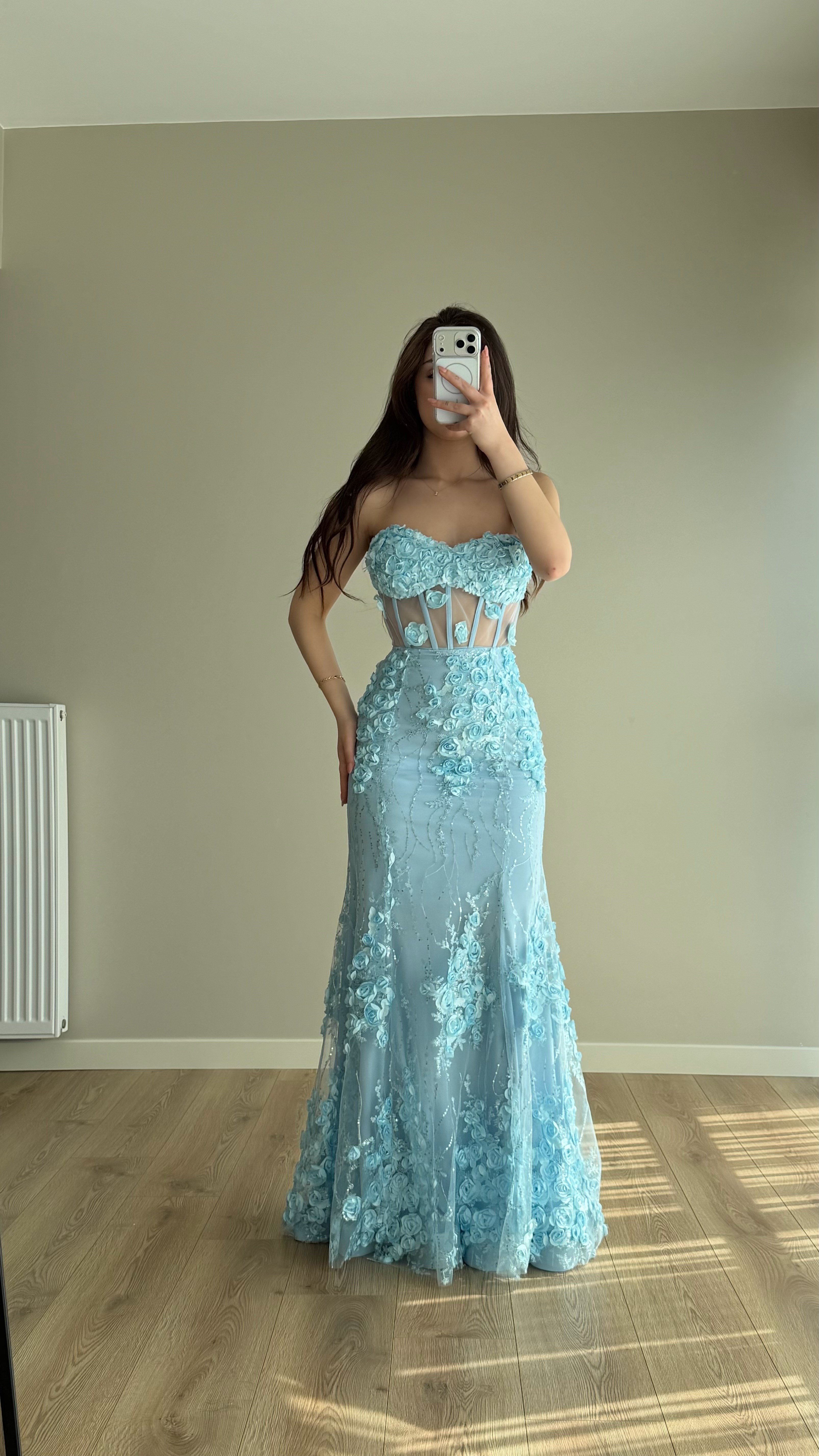 Rose Balık Abiye Bebe Mavisi