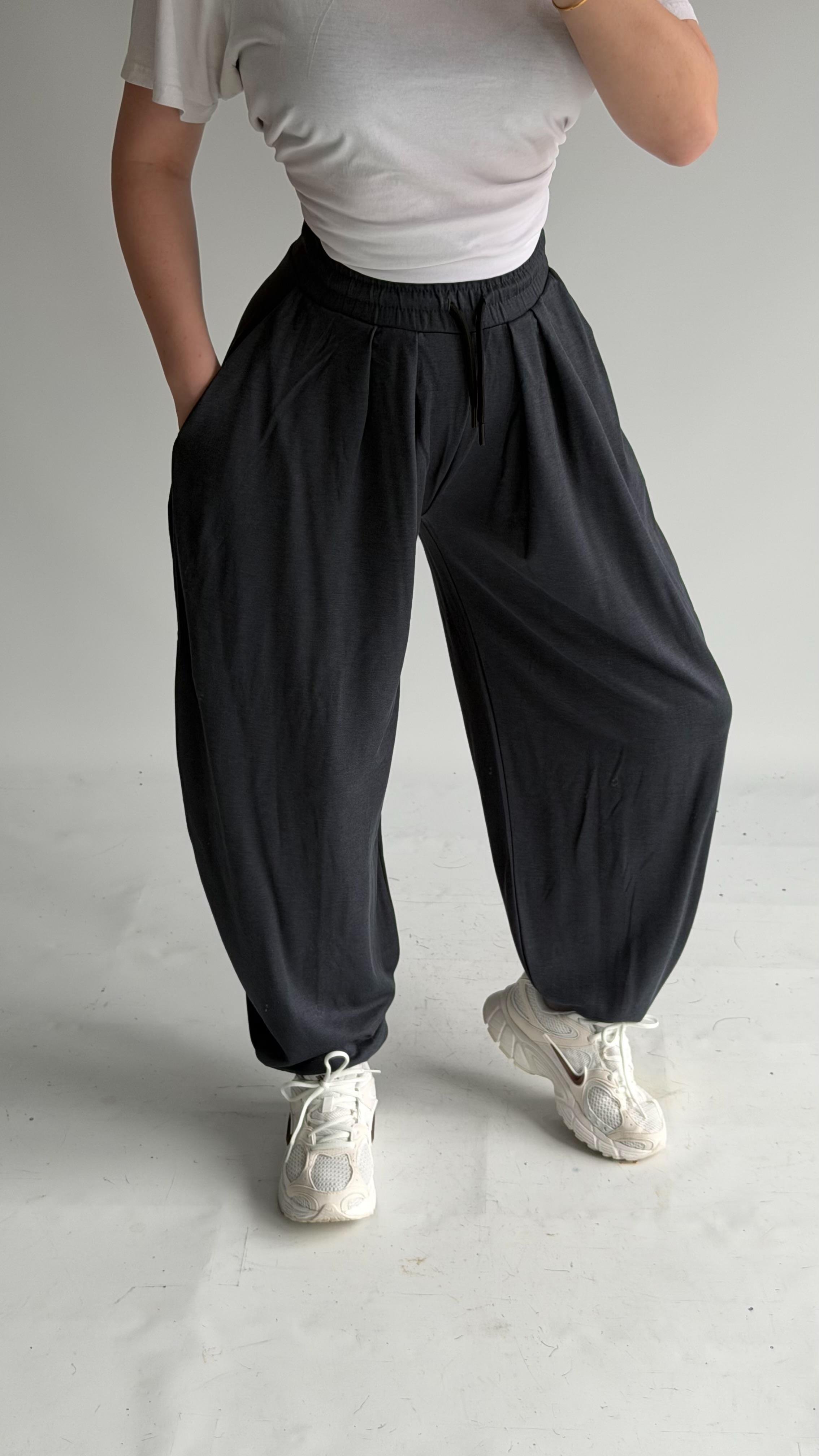 Şalvar Eşofman Oversize Gri