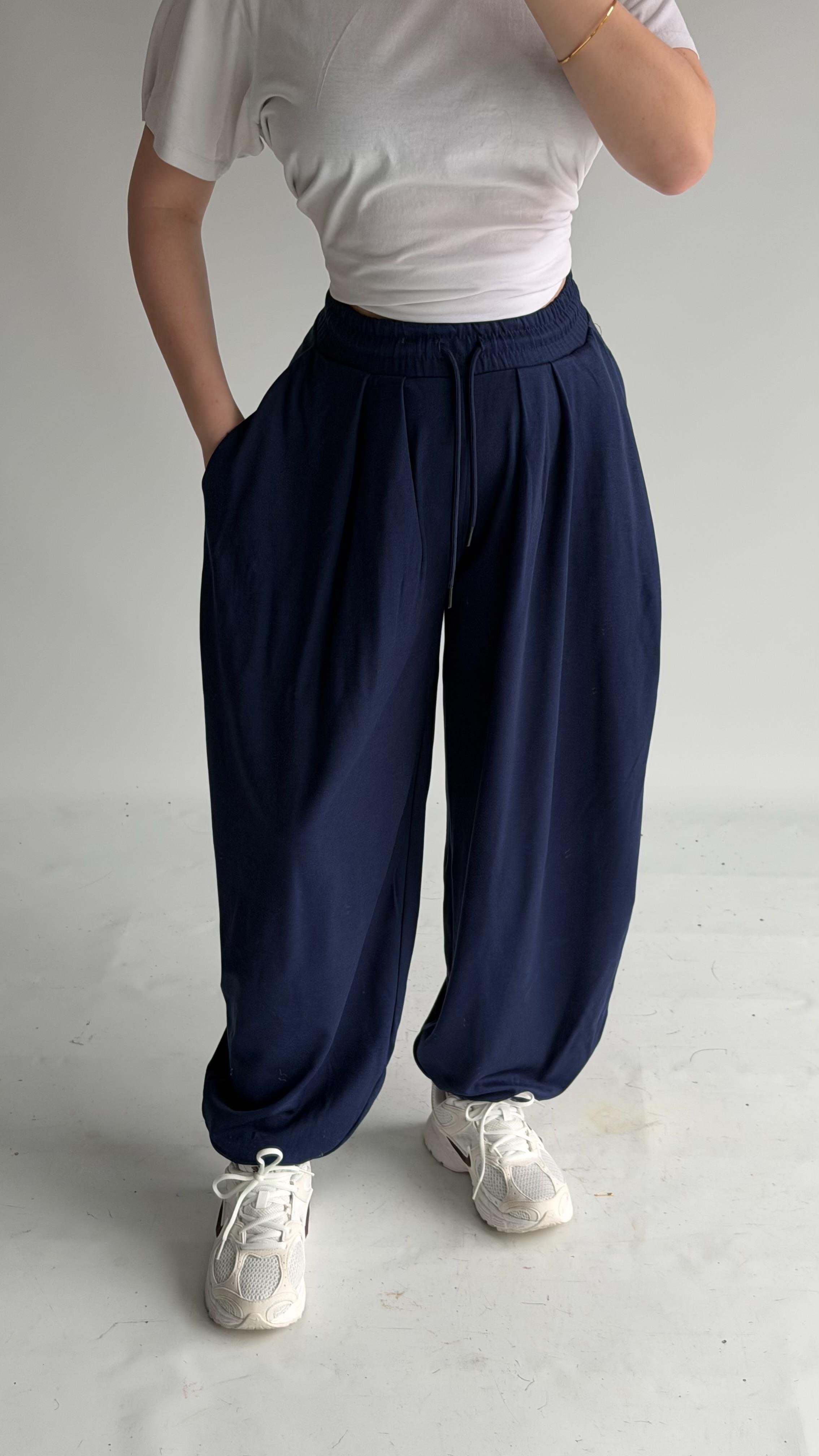 Şalvar Eşofman Oversize Lacivert