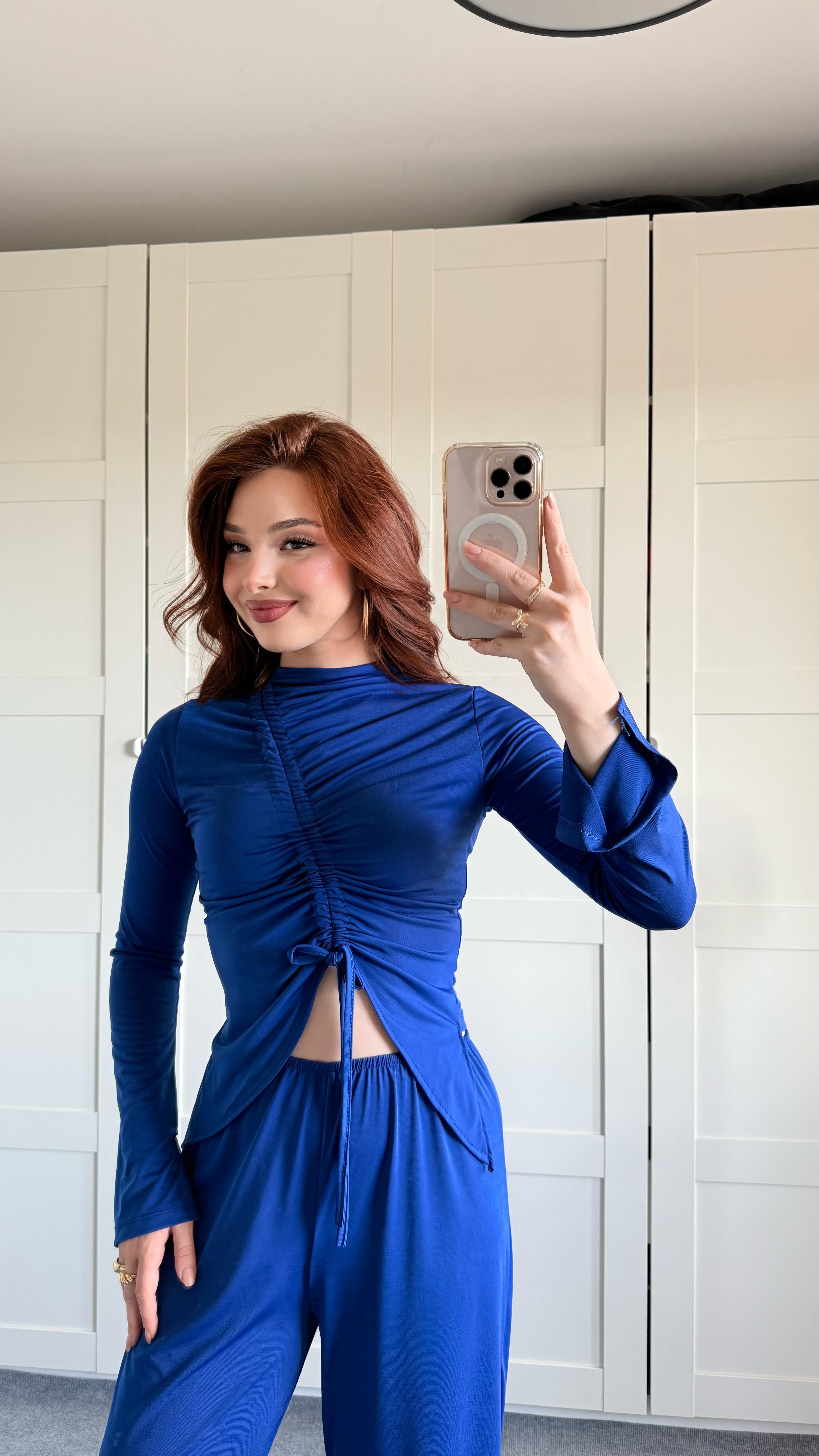 Sandy Büzgülü Takım Saks