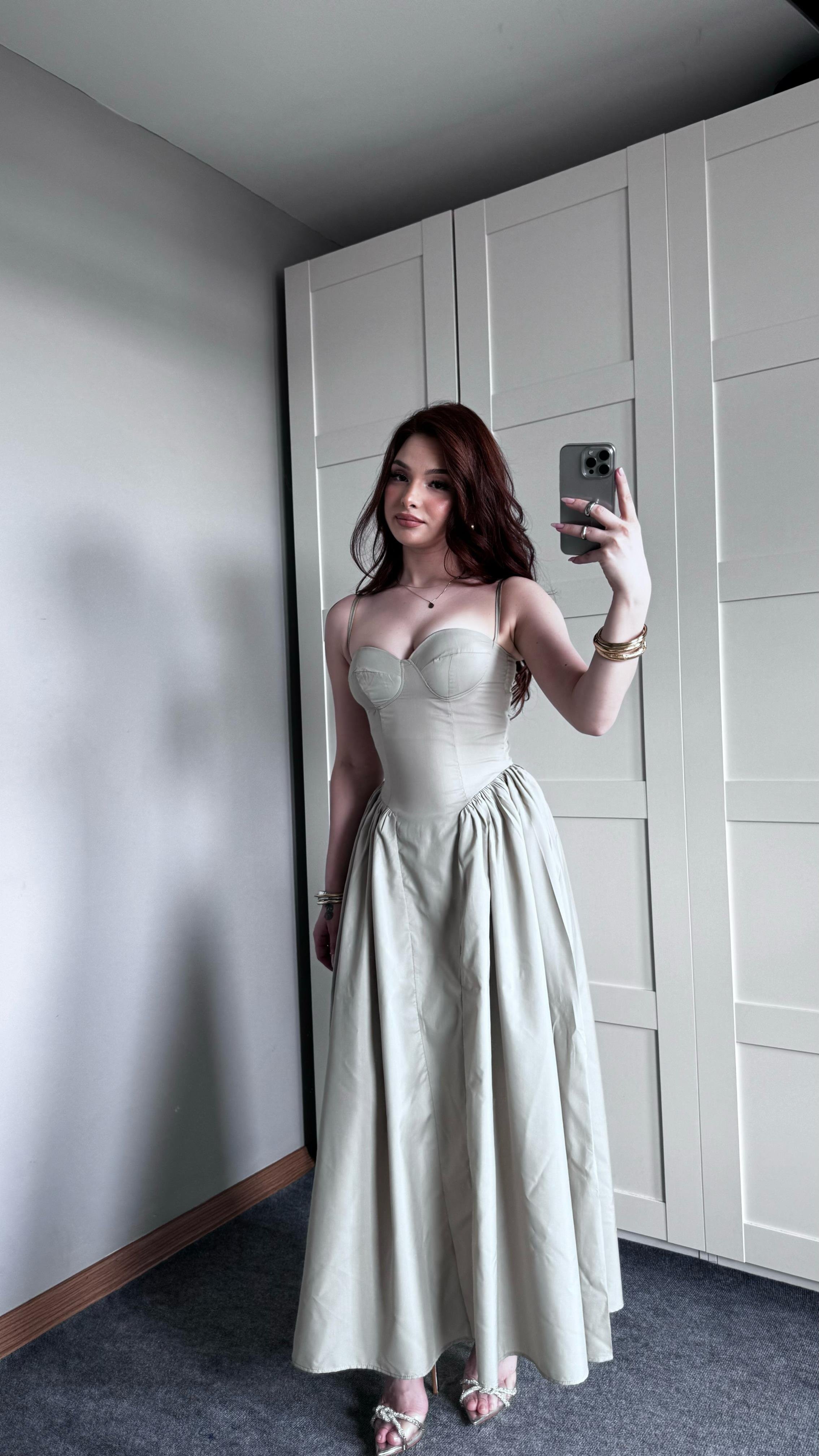 Sofia Mint Yeşili Elbise
