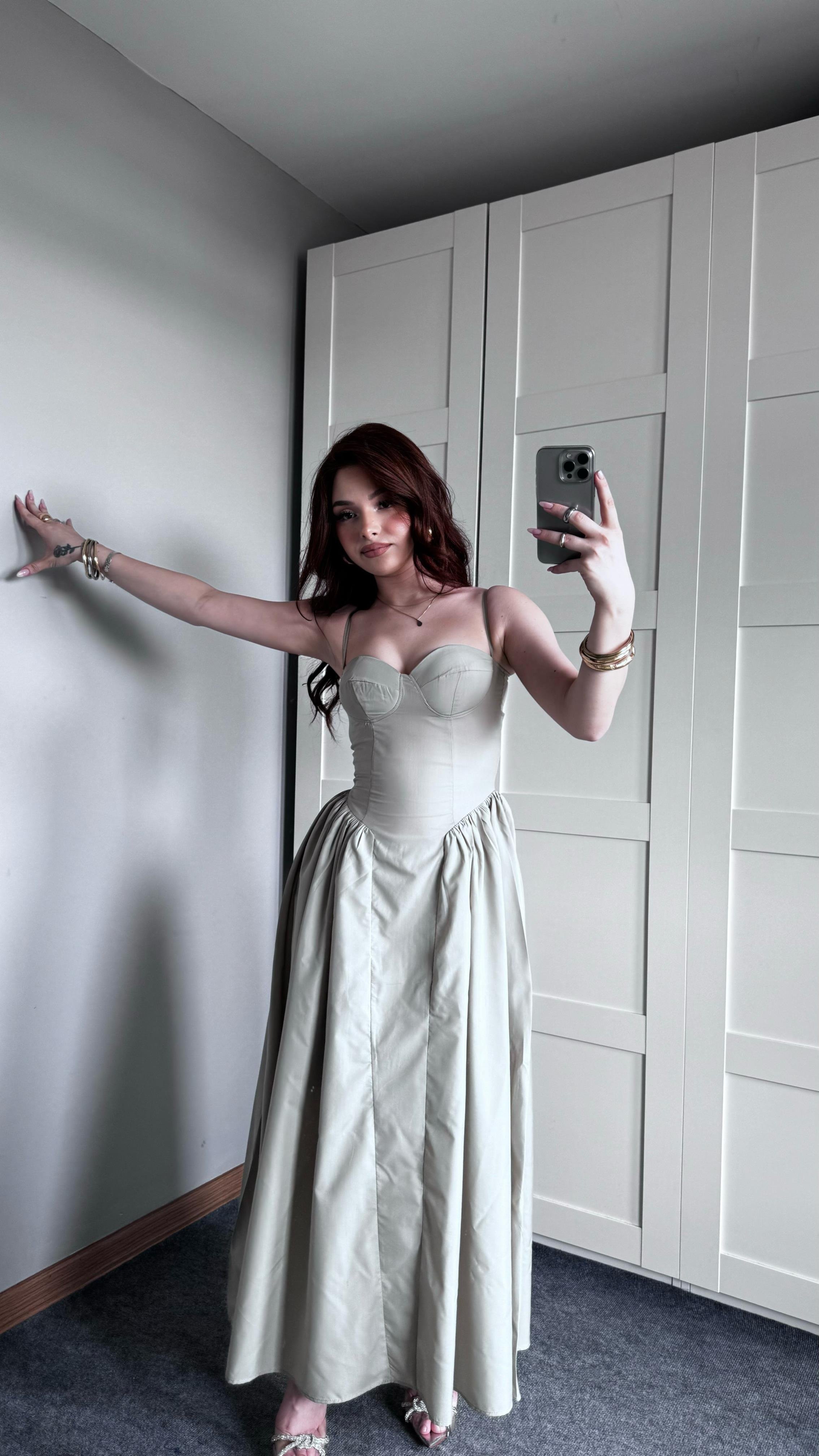 Sofia Mint Yeşili Elbise