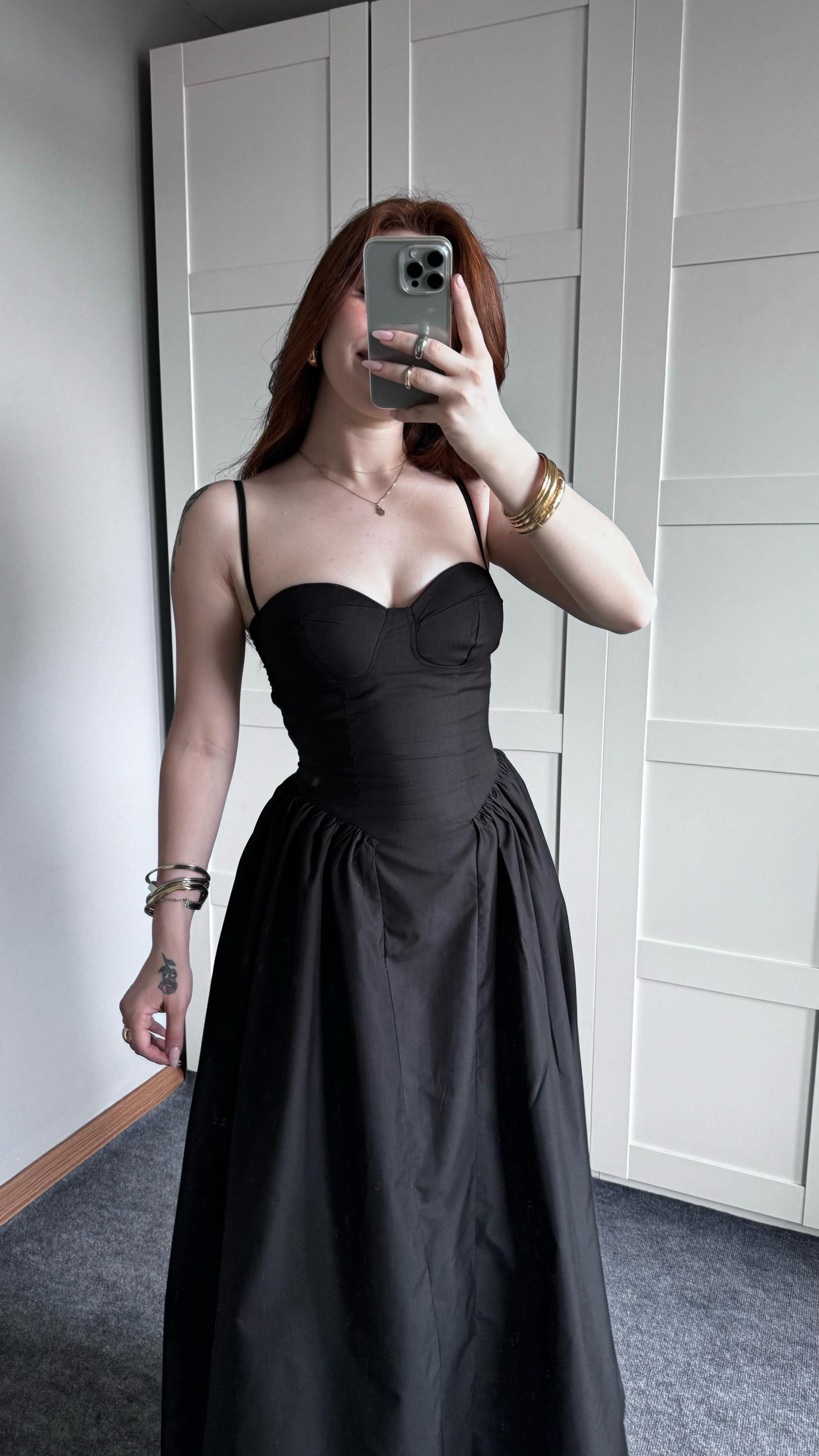 Sofia Siyah Elbise
