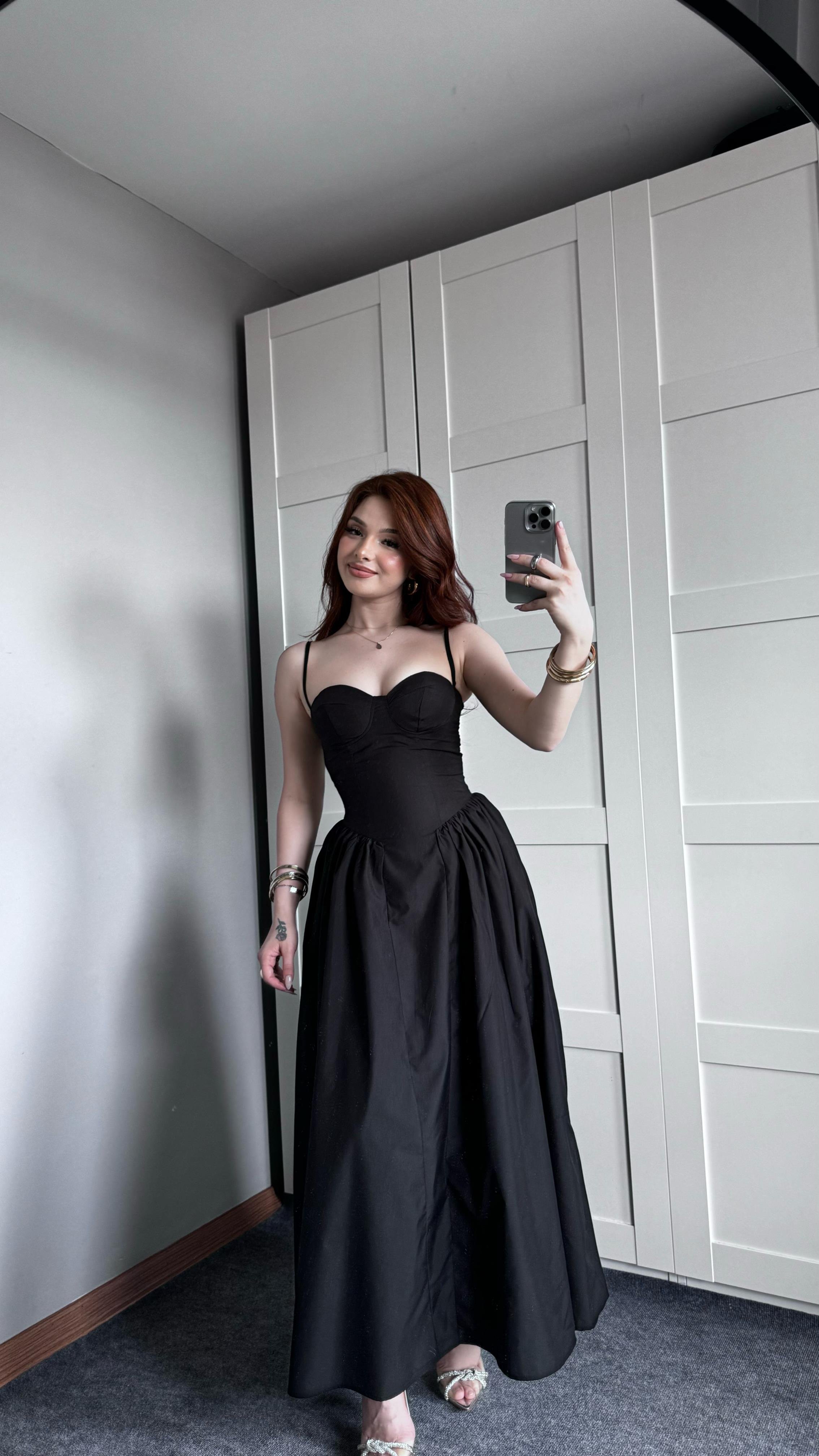Sofia Siyah Elbise