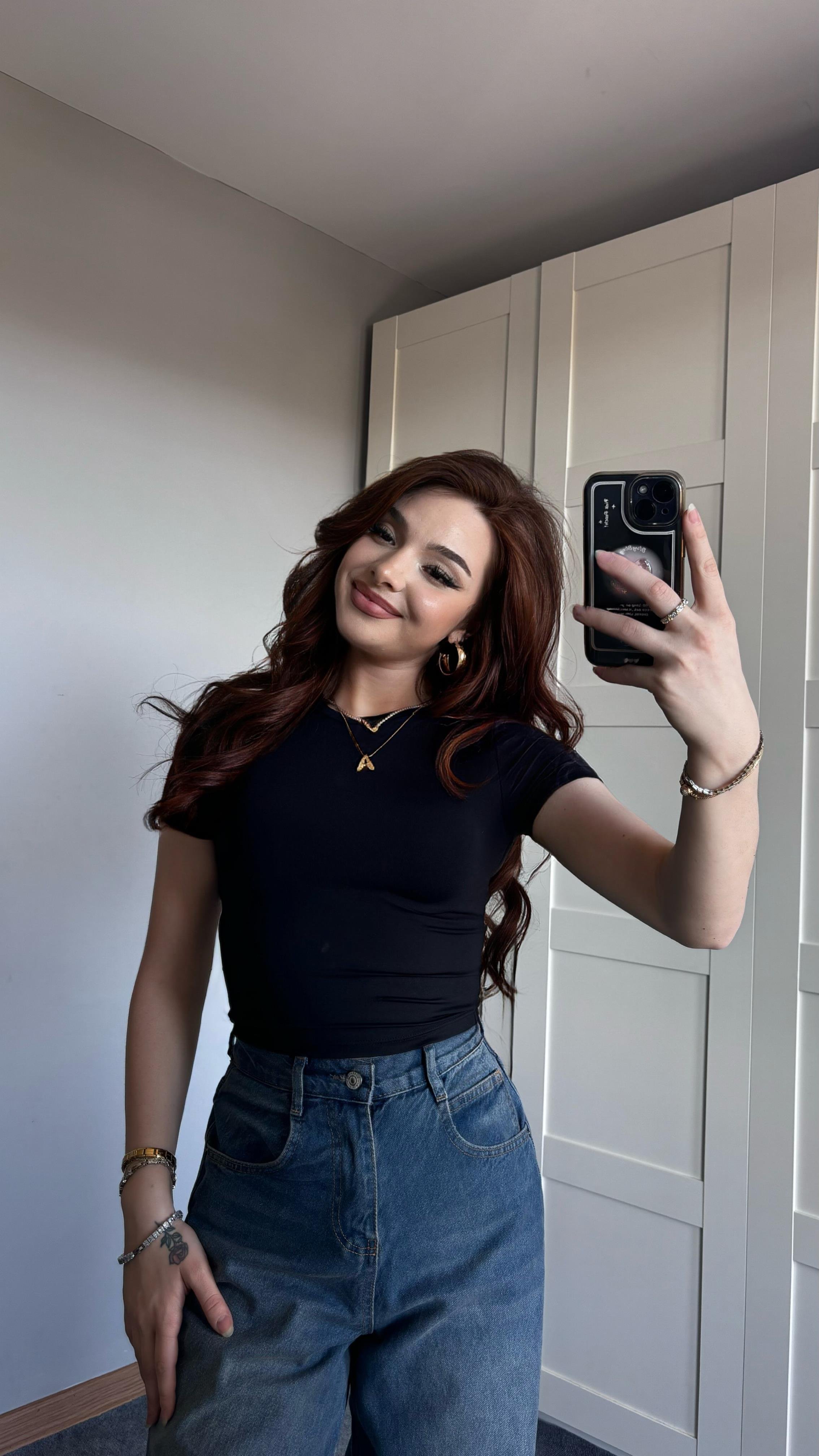 Soft Touch Siyah Tişört