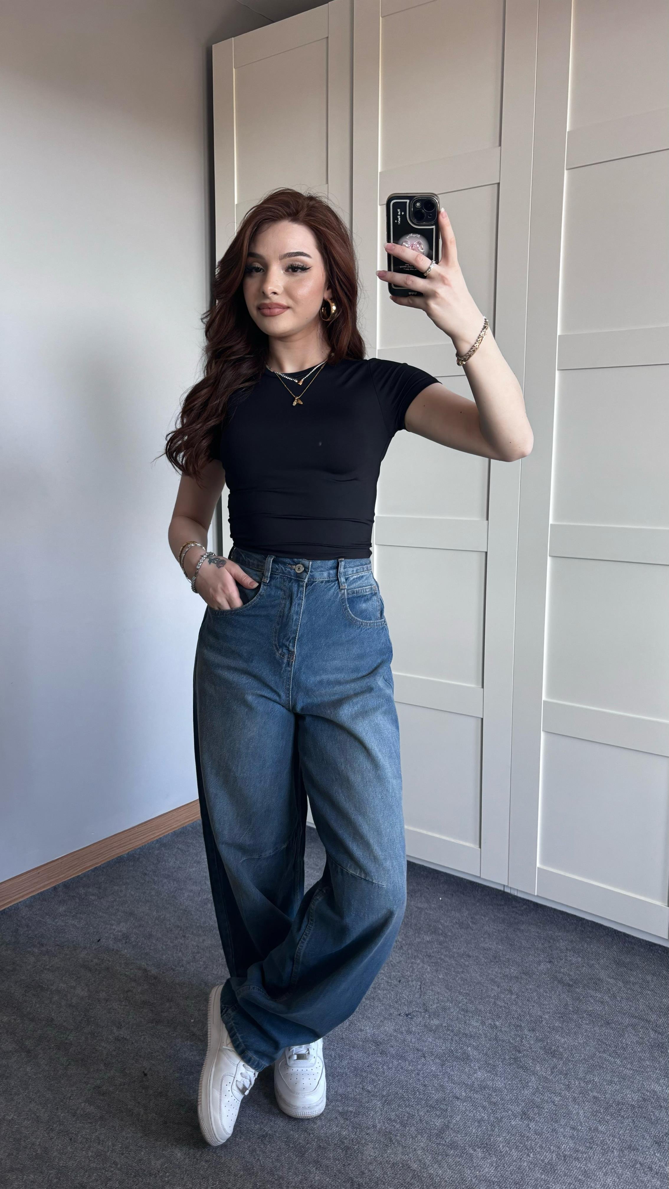 Soft Touch Siyah Tişört