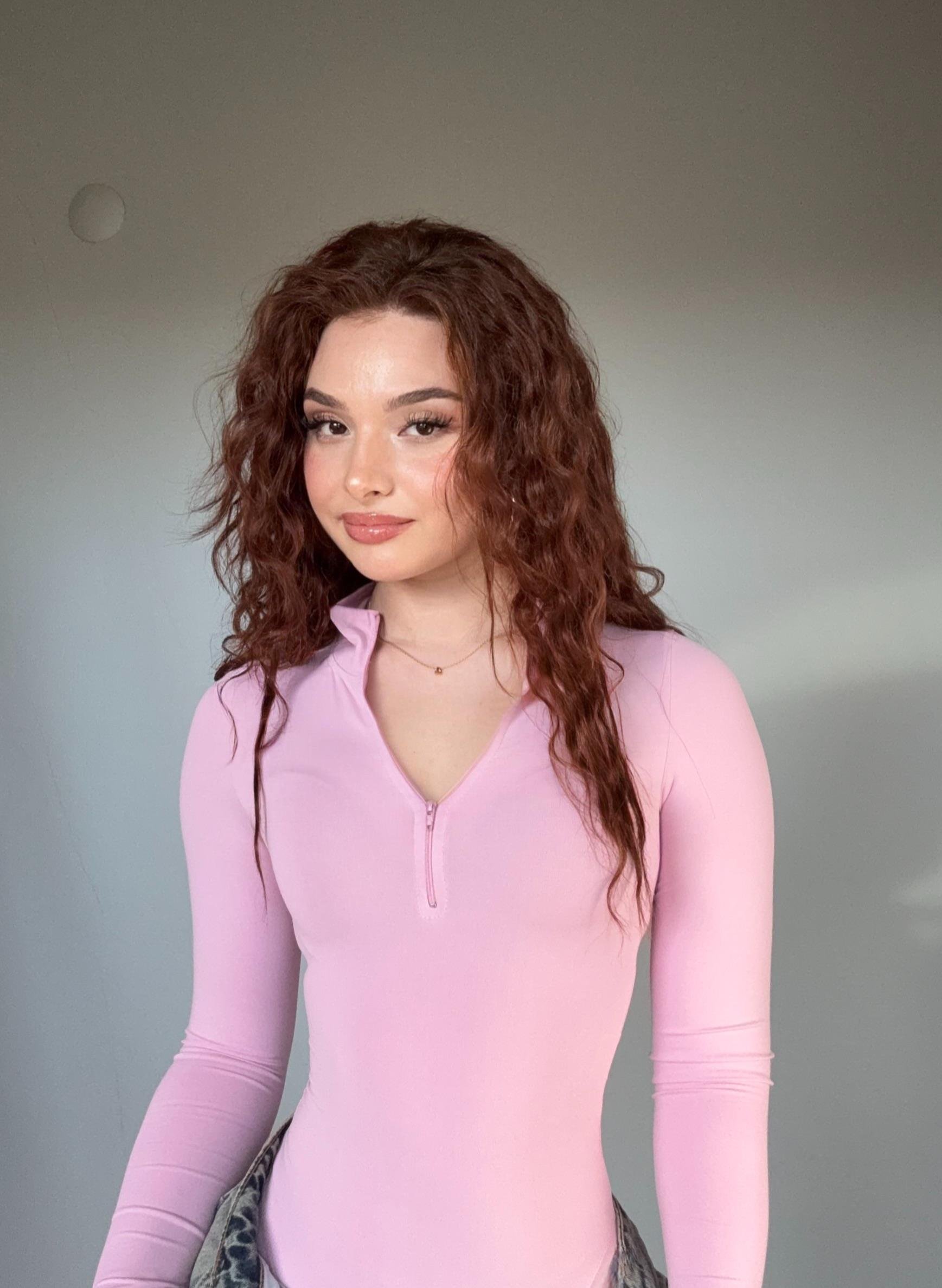 Sport Bodysuit Pembe