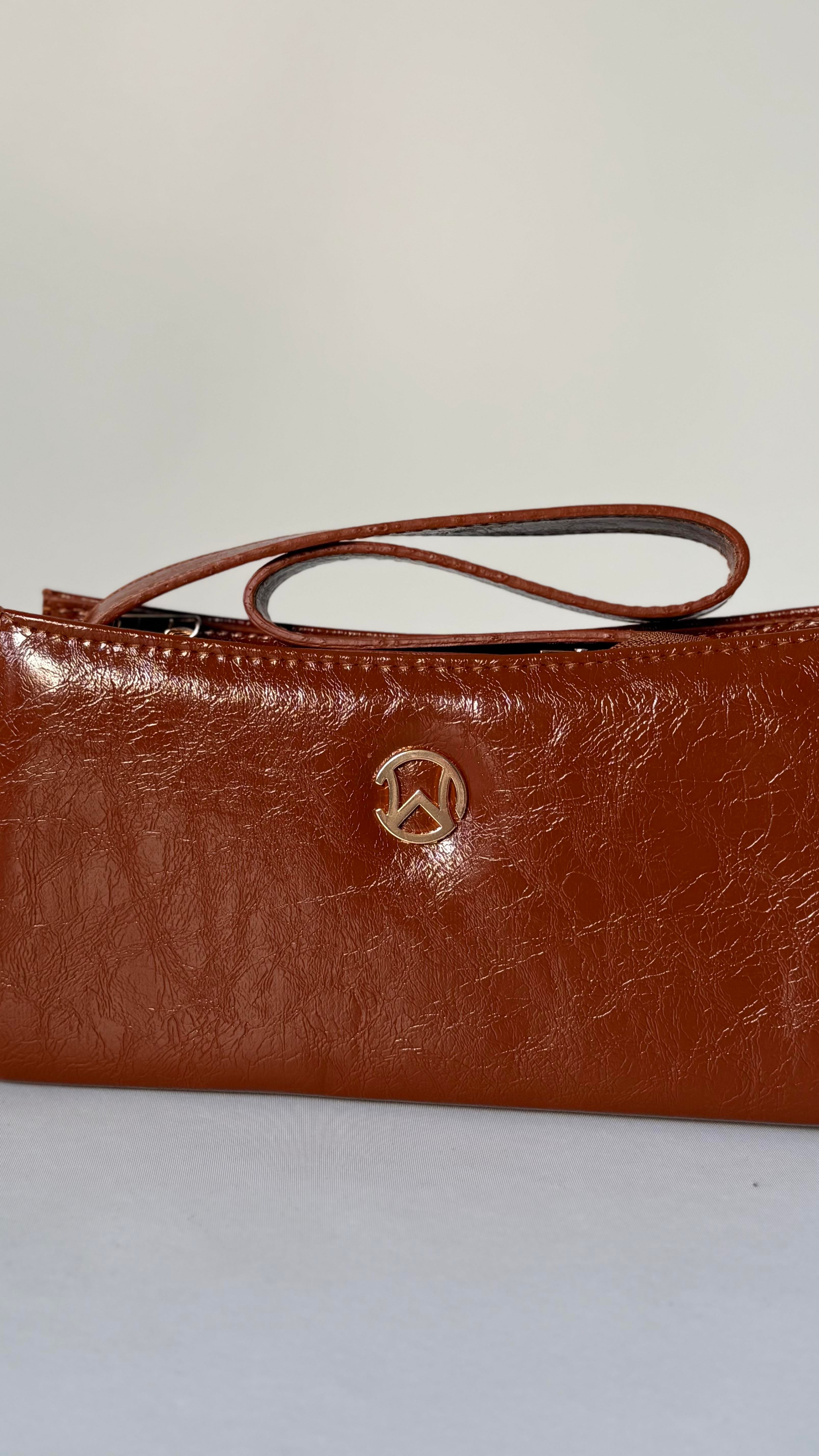 Stay Evil Deri Çanta Taba