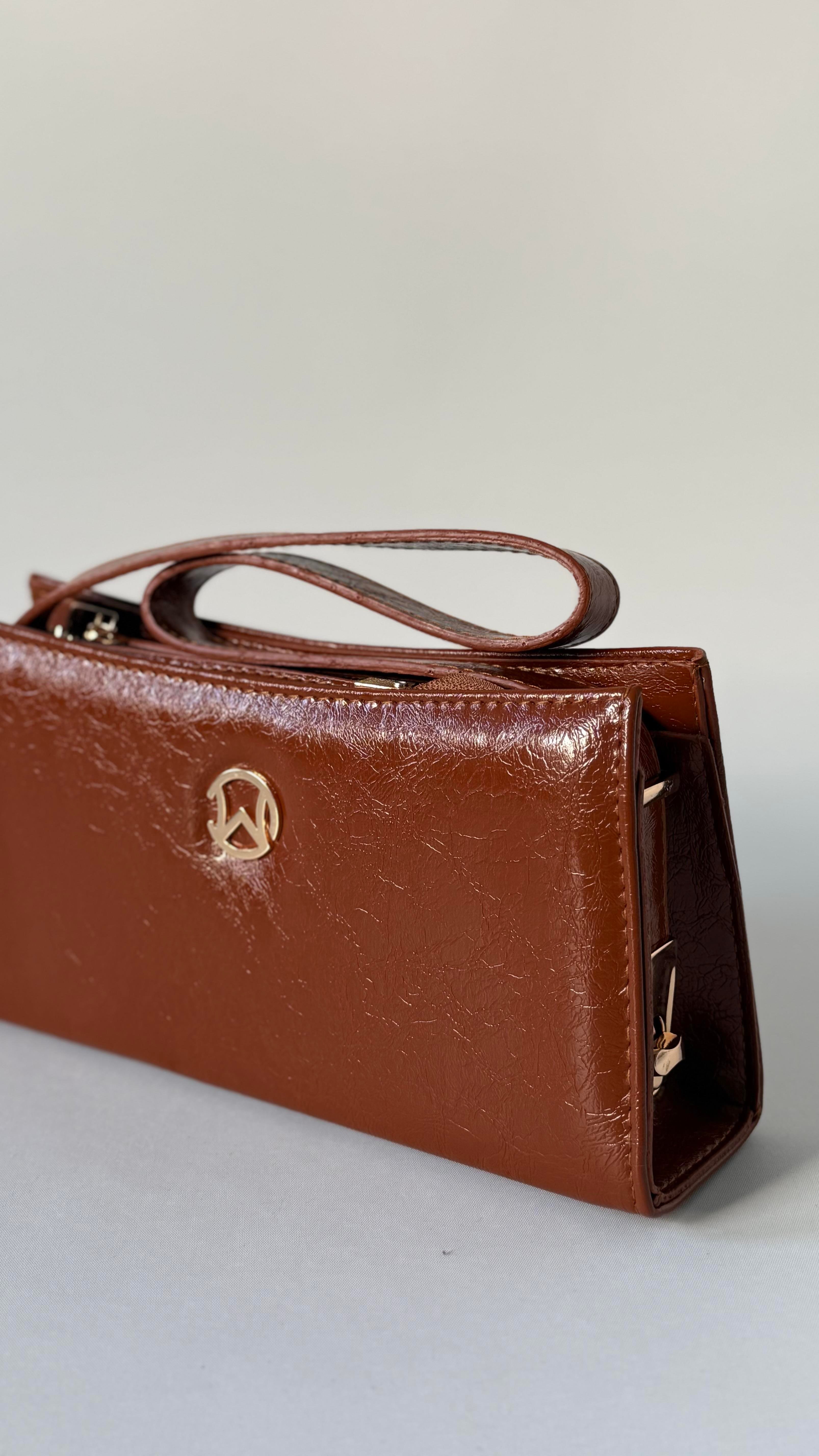 Stay Evil Deri Çanta Taba