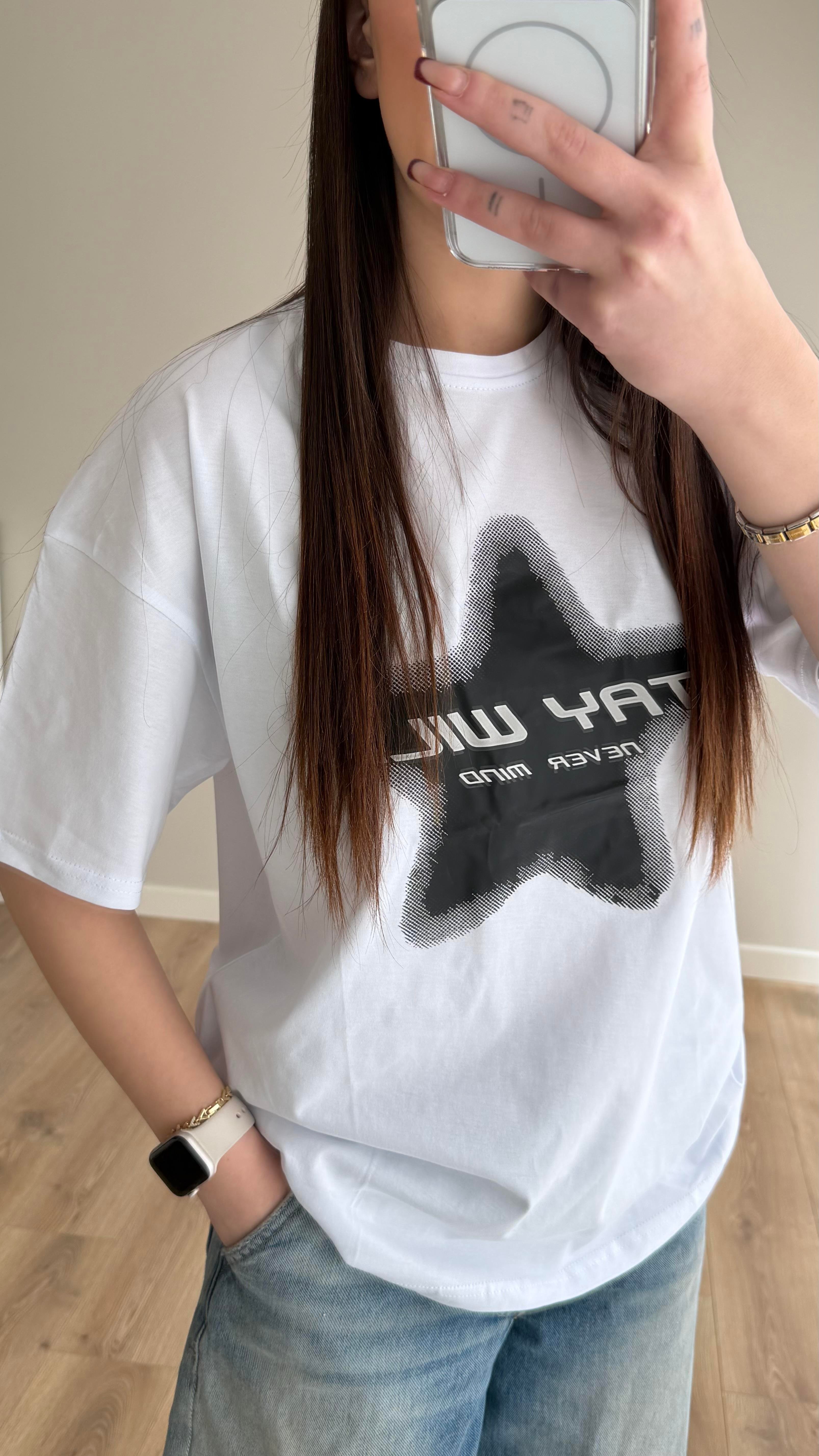 Stay Tişört Beyaz