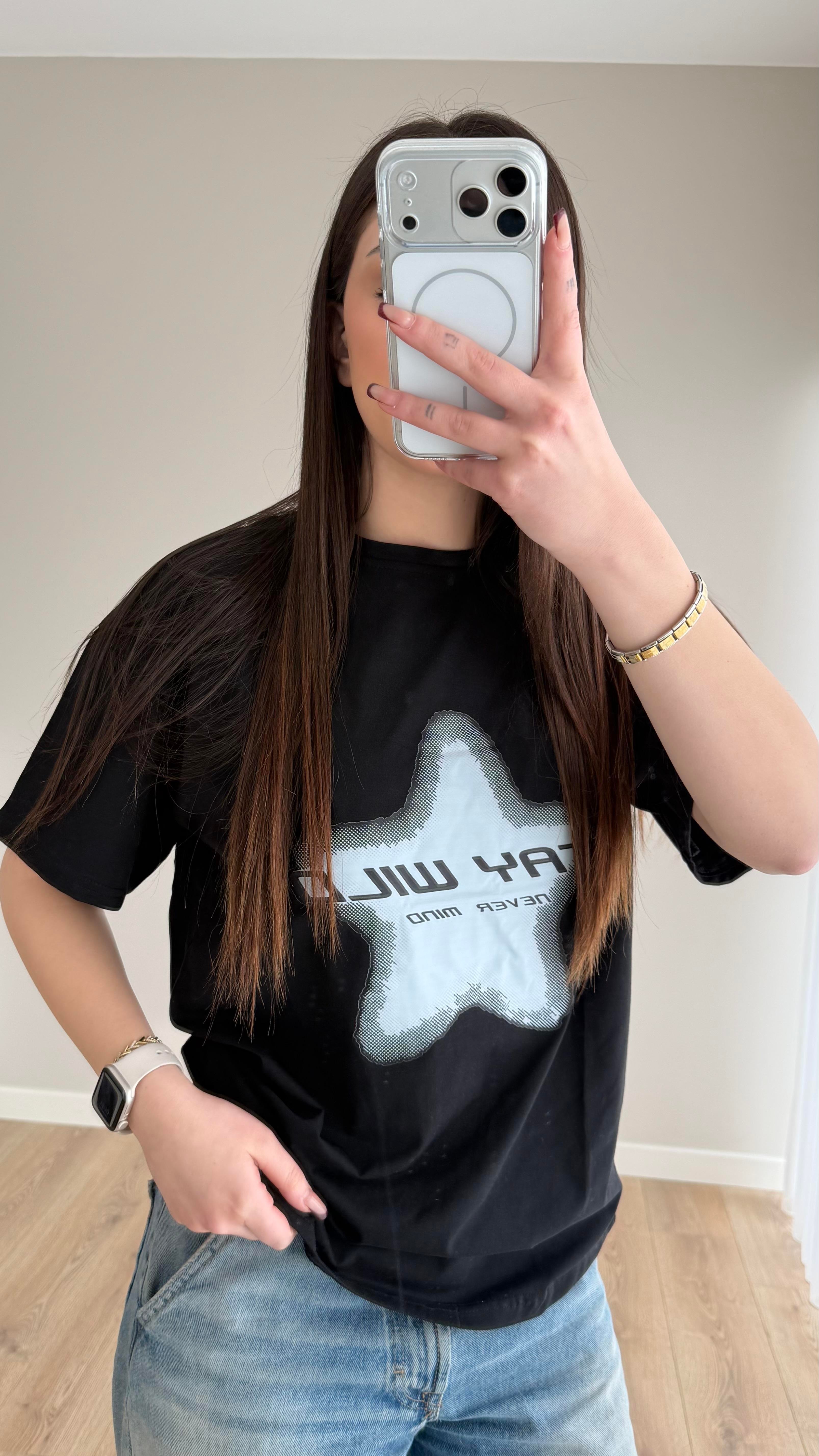 Stay Tişört Siyah